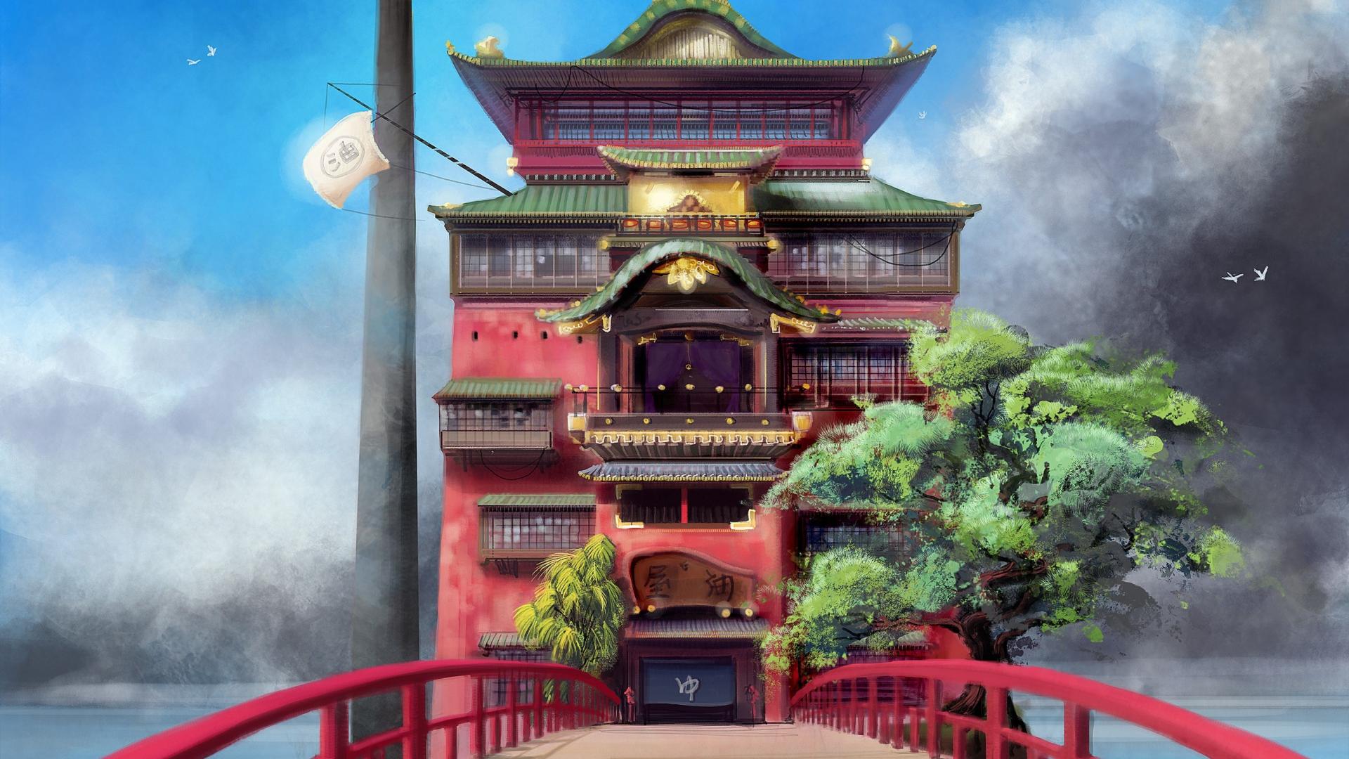 1920x1080 Spirited Away HD Wallpaper