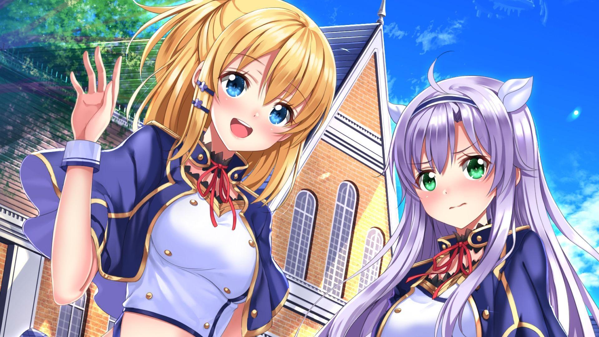 1920x1080 Rokudenashi Majutsu Koushi To Akashic Records Sistine Fibel. Rumia And Sistine Rokudenashi Anime. Wallpaper (Có Hình ảnh). Anime, Hoạt Hình, Cặp đôi Hoạt Hình