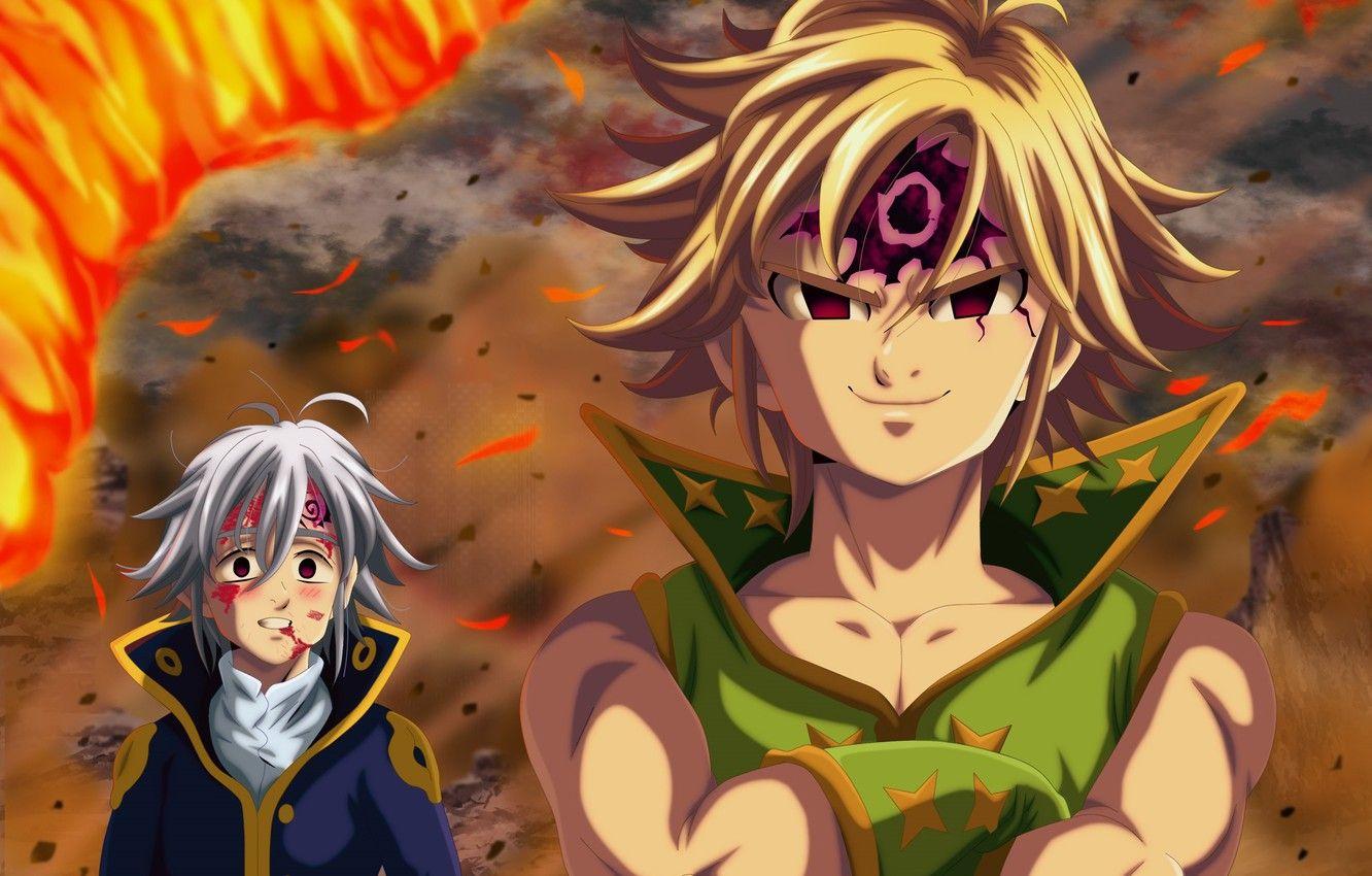 1332x850 Wallpaper anime, asian, manga, oriental, asiatic, Nanatsu no Taizai, japonese, Seven deadly sins image for desktop, section сёнэн