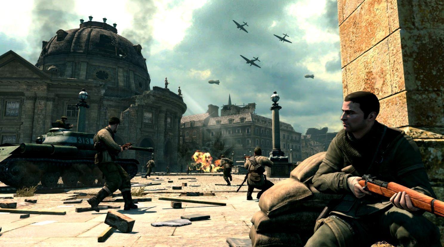 1488x828 Sniper Elite V2 HD Wallpaper Game Pc