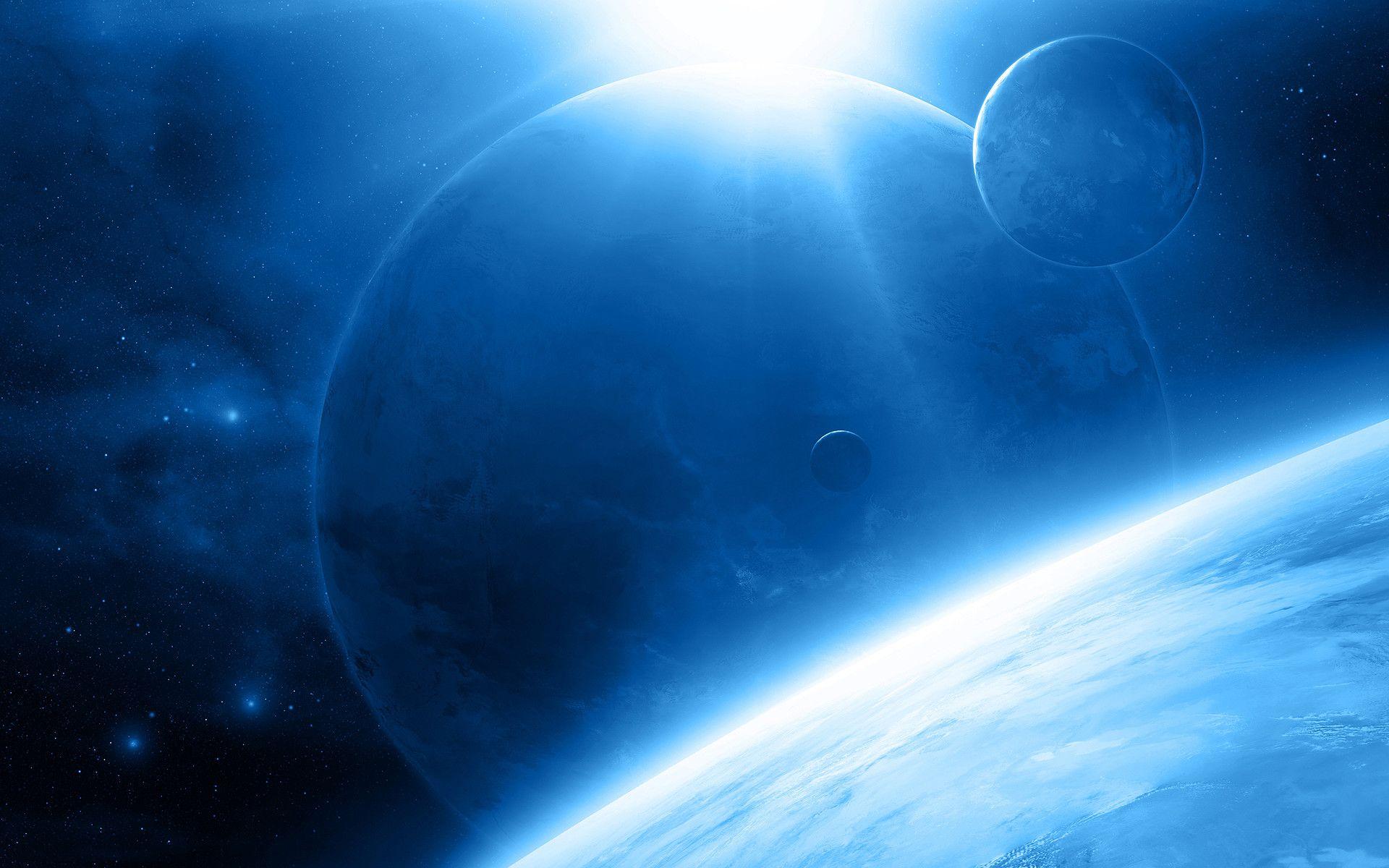 Cool Blue Space Wallpapers - Top Free Cool Blue Space Backgrounds