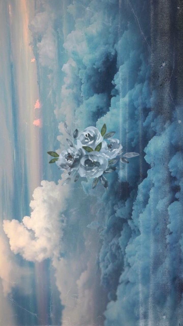719x1280 Tumblr Blue Wallpaper