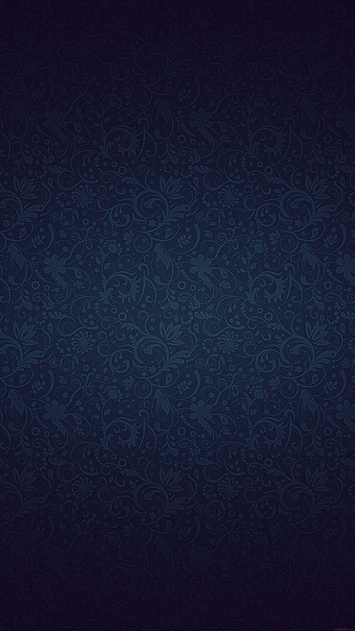 1242x2208 Dark Blue Ornament Texture Pattern