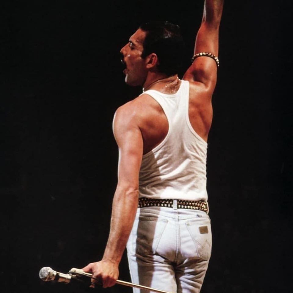 960x960 Freddie Mercury at Live Aid, July 13th 1985