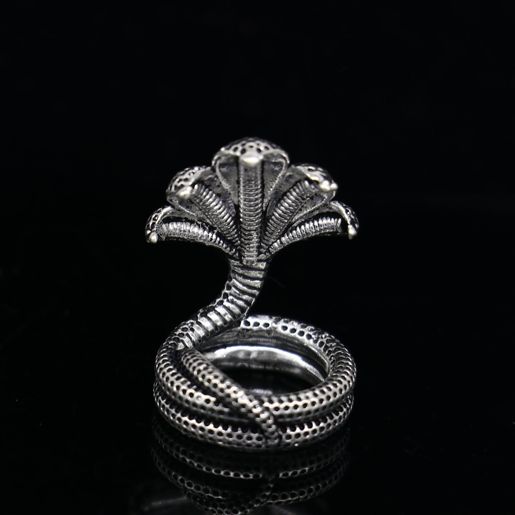 1946x1947 sterling silver solid divine panchmukhi Sheshnag, wonderful shiva snake amazing puja articles or utensils for home or temple art651