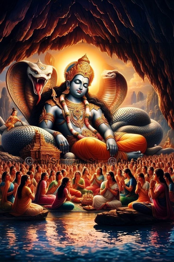 736x1104 Lord vishnu HD. Narayan HD wallpaper, Sheshnag wallpaper, Hinduism art