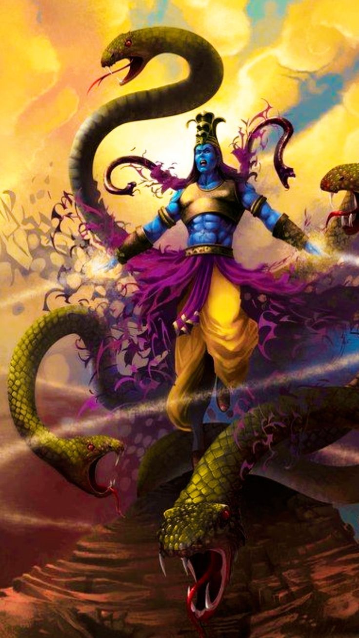 736x1308 Lord Krishna Standing on a Giant Snake. Vishnu angry wallpaper, Vishwakarma god HD wallpaper, Sheshnag