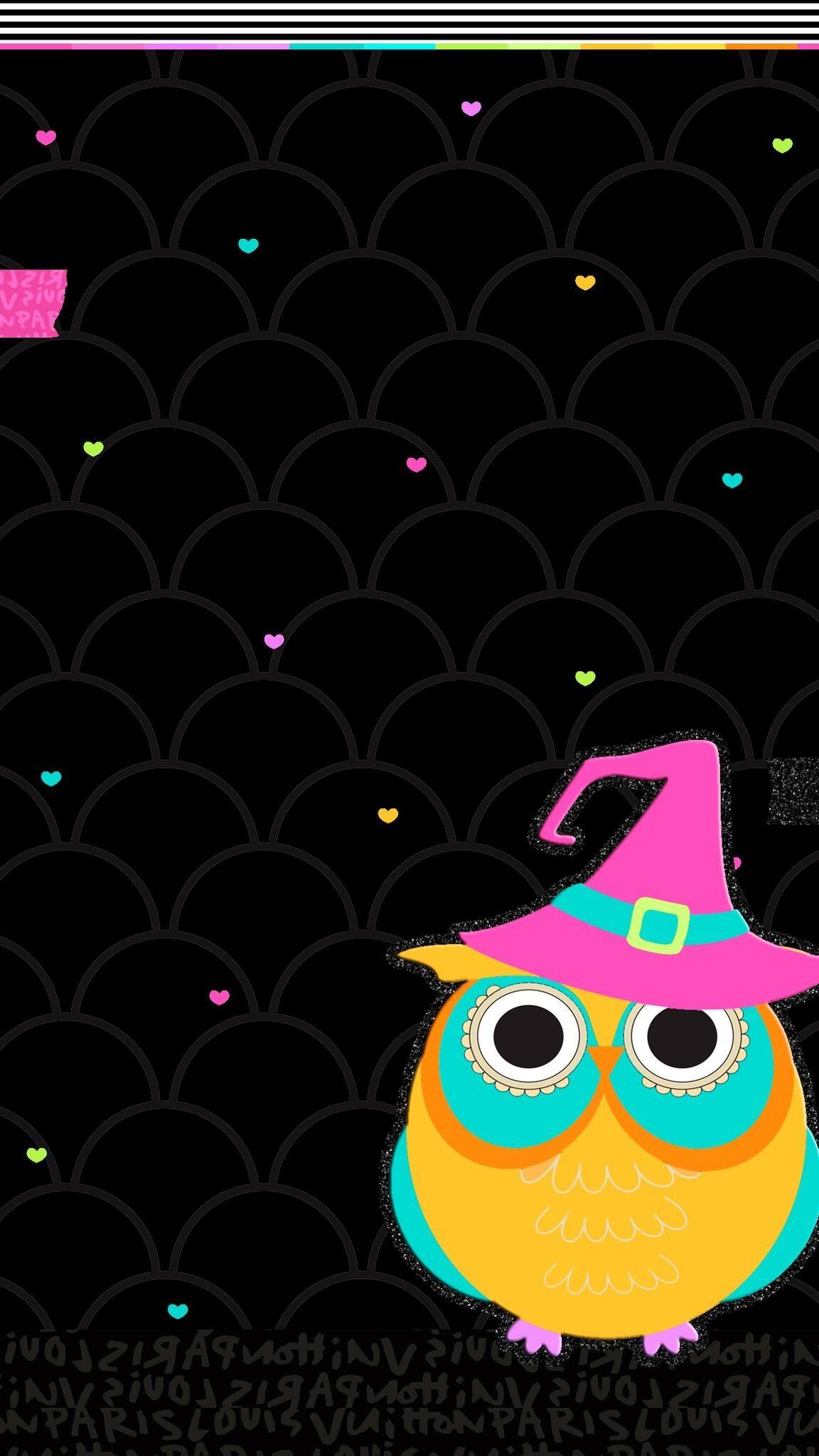 1152x2048 Cute Owl Wallpaper