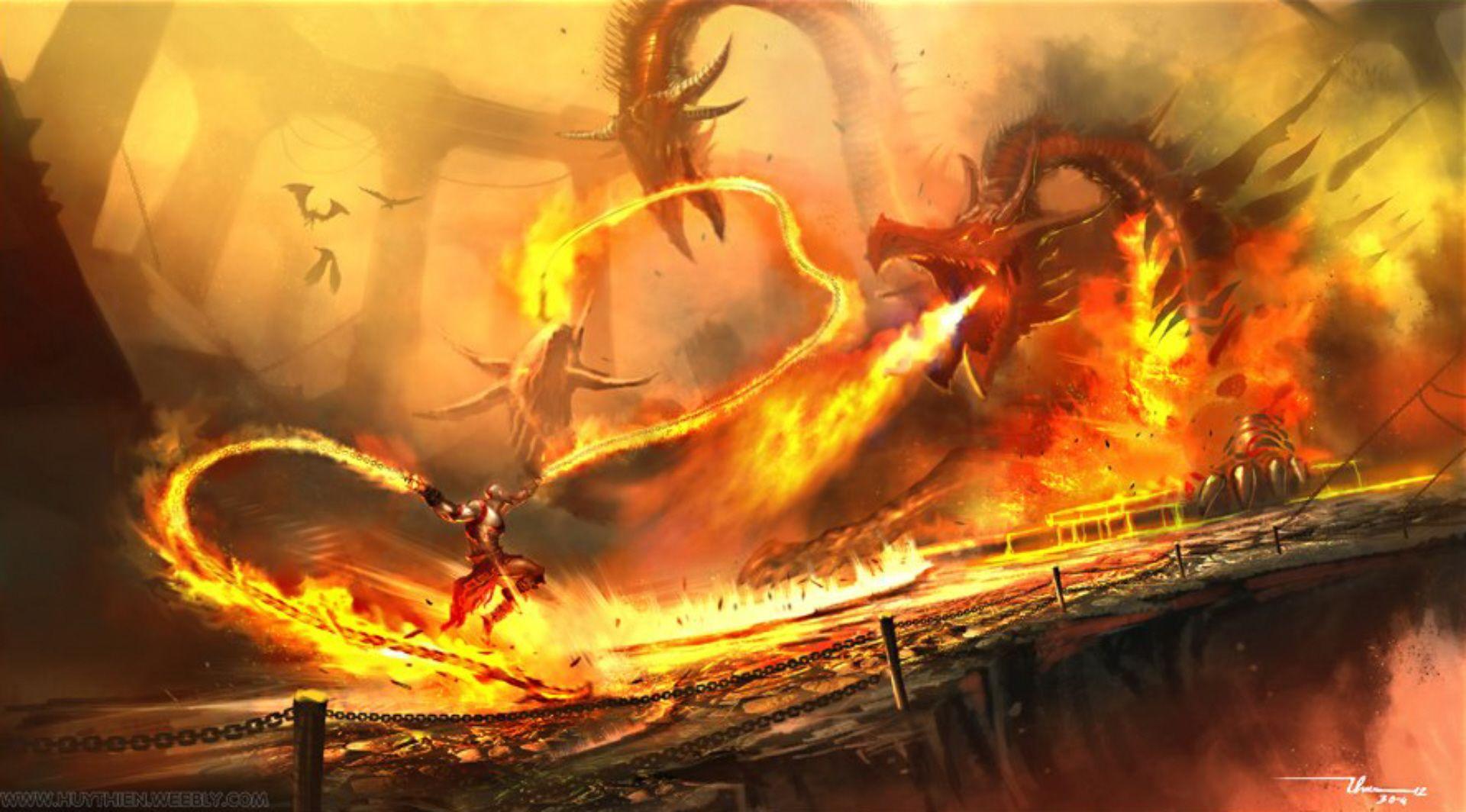 1920x1064 Epic Dragon Wallpaper