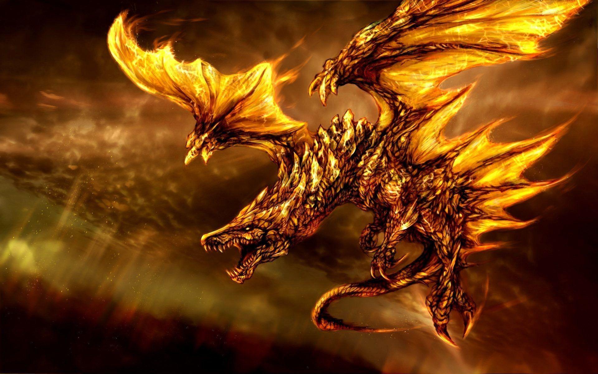 Cool Fire Dragon Wallpaper images