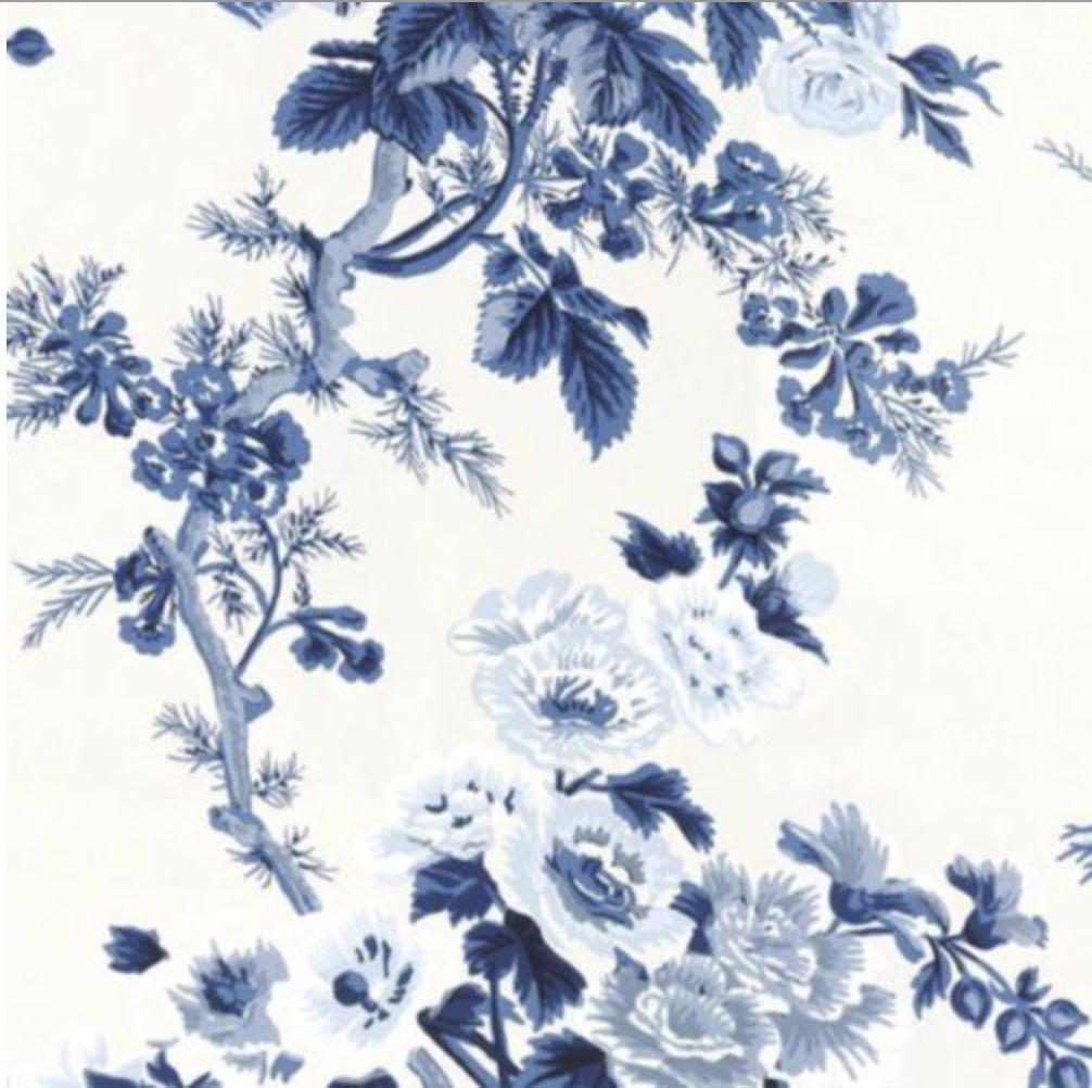 Indigo Garden Wallpaper  Relaxing Blue Floral Wallpaper  Milton  King