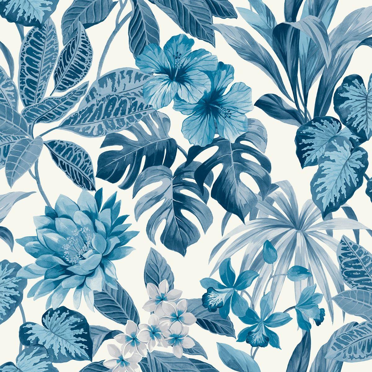 Blue And White Floral Wallpapers Top Free Blue And White Floral Backgrounds Wallpaperaccess