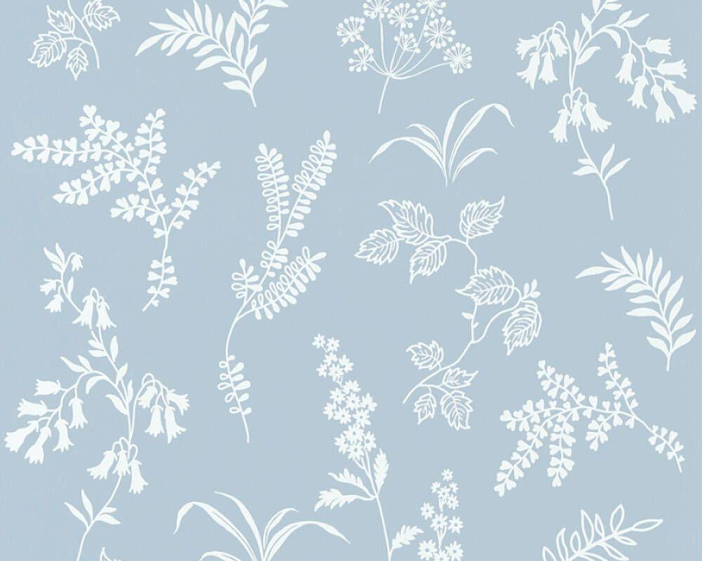 1000x800 A.S. Création Wallpaper «Flowers, Blue, White» 366934