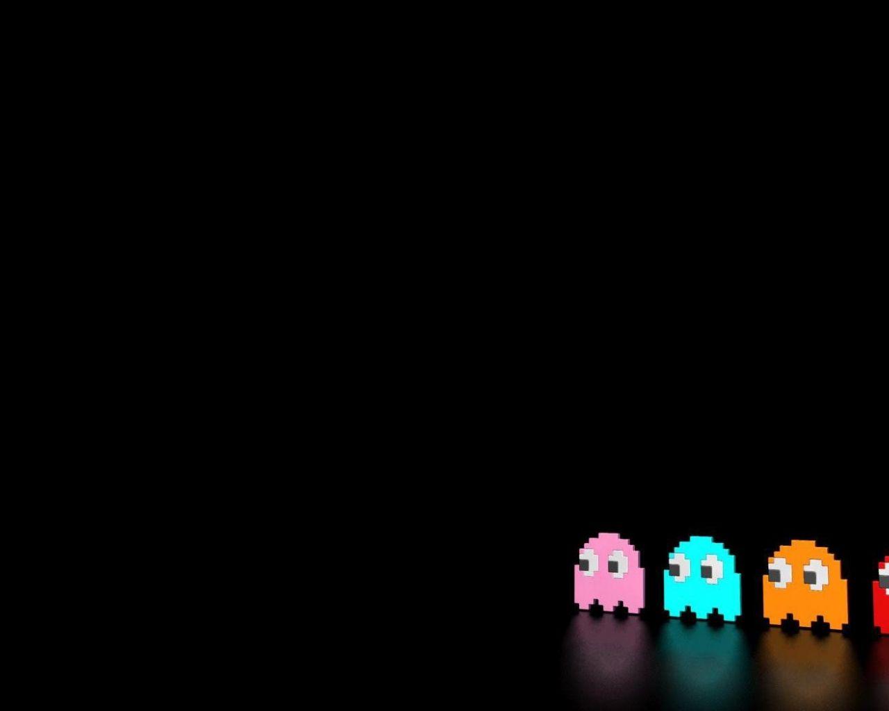 1280x1024 Free download ghosts blackhawk tactical pac man simple black
