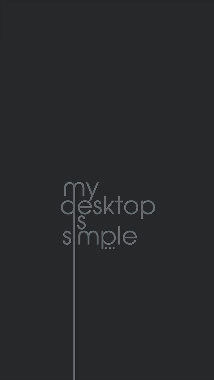 750x1334 simple & clean looking wallpaper. #dark #simple. Black wallpaper