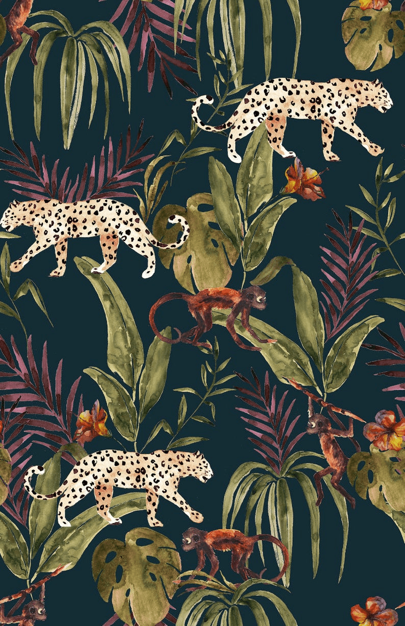 794x1228 Wallpaper MONKEY BUSINESS DARK design quality