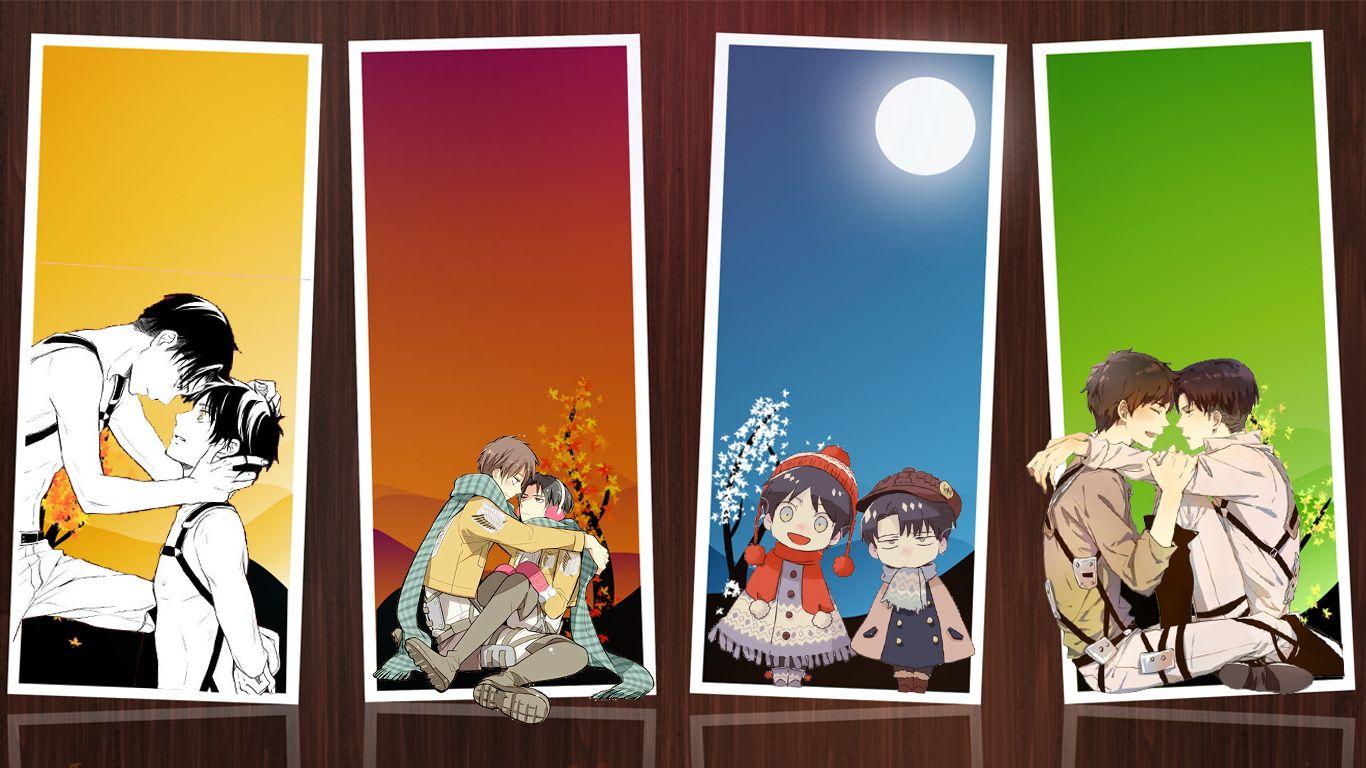 1366x768 Ereri Wallpaper. Ereri Attack On Titan