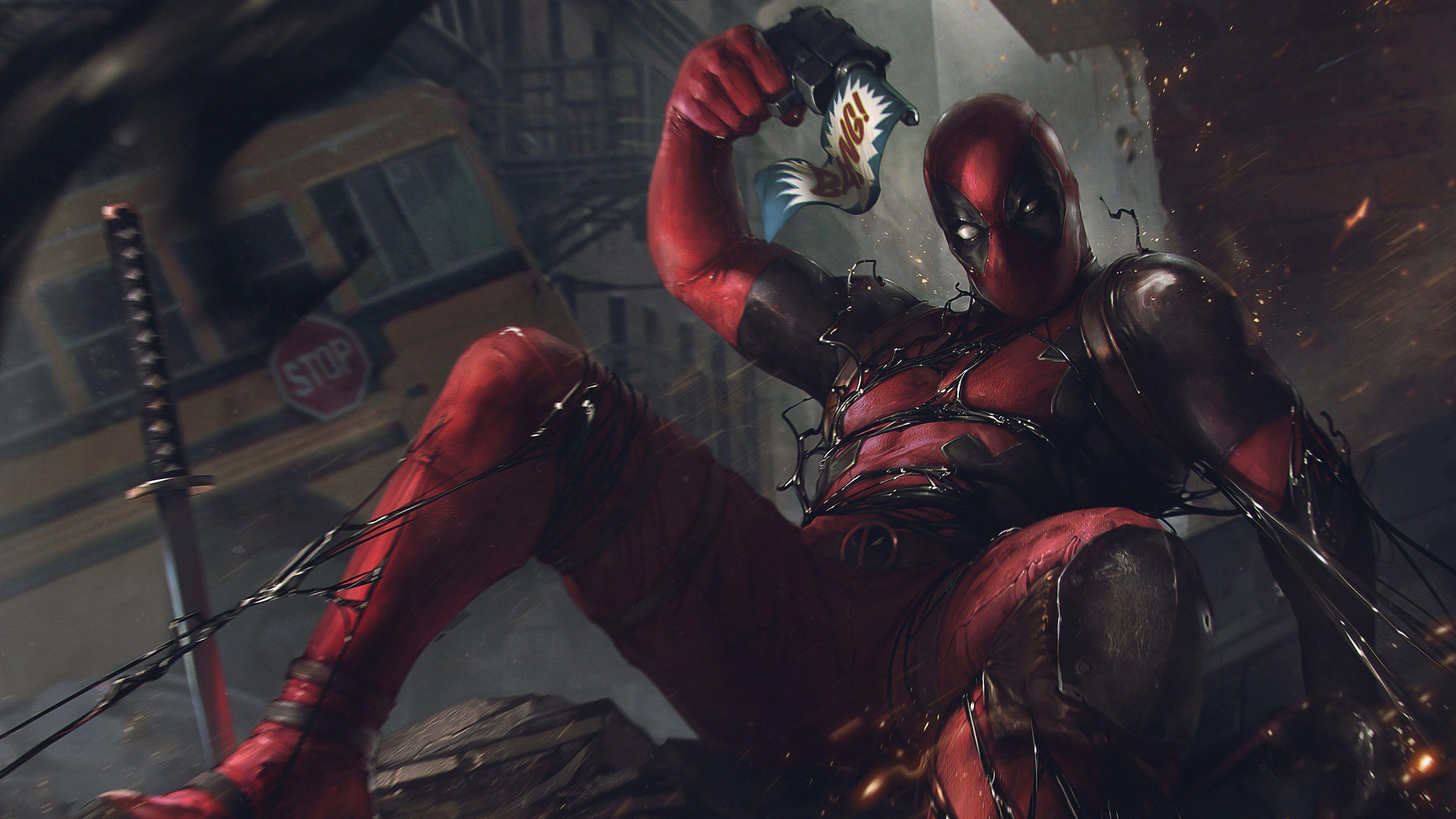 3840x2160 Wallpaper 4k Deadpool Venom Symbiote Marvel Comics 4K Wallpaper