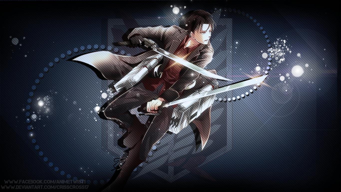 1366x768 Levi Ackerman wallpaper 1366x768 (laptop) desktop background