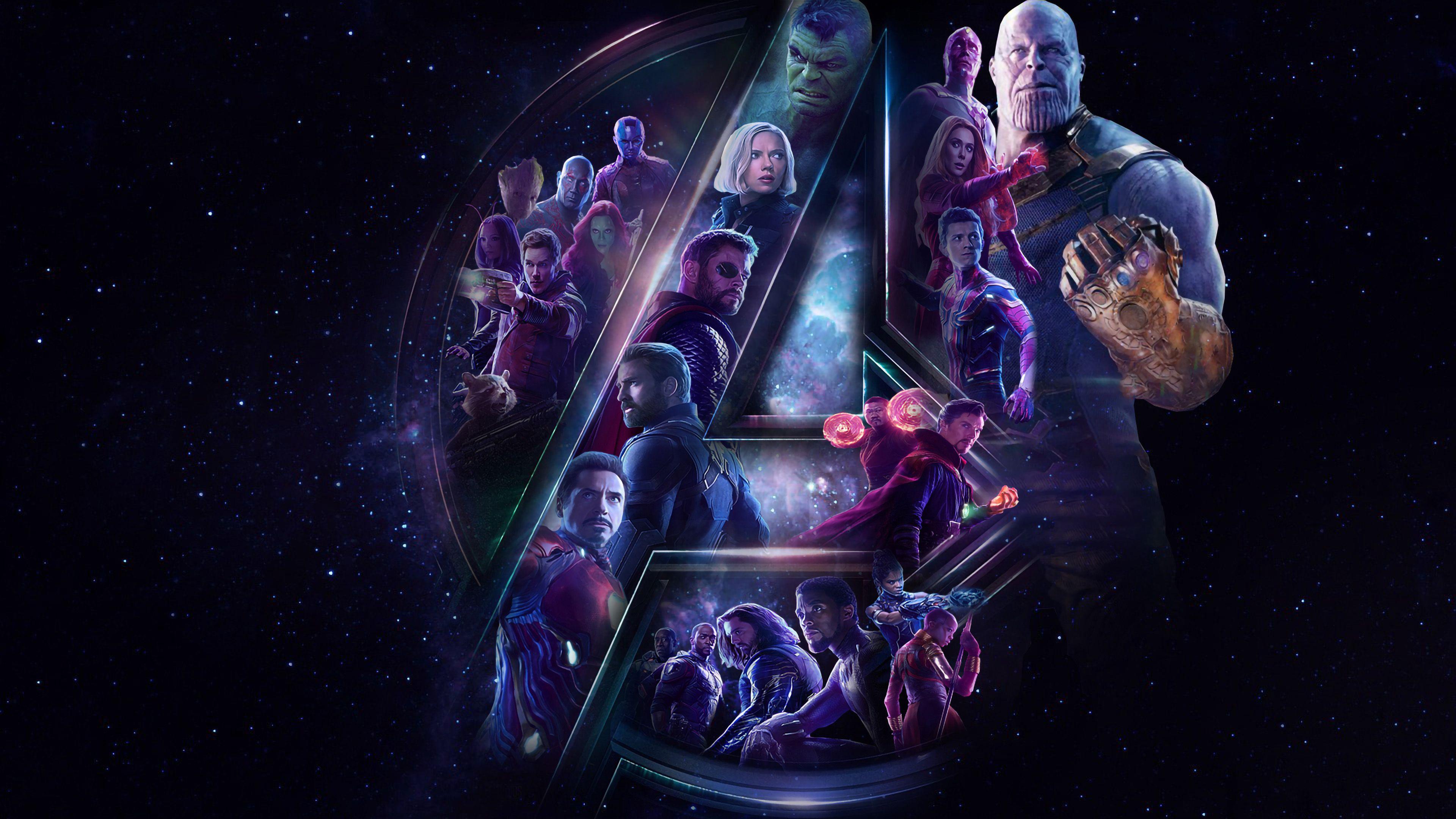3840x2160 Free download Avengers Infinity War All Superheros and Villain