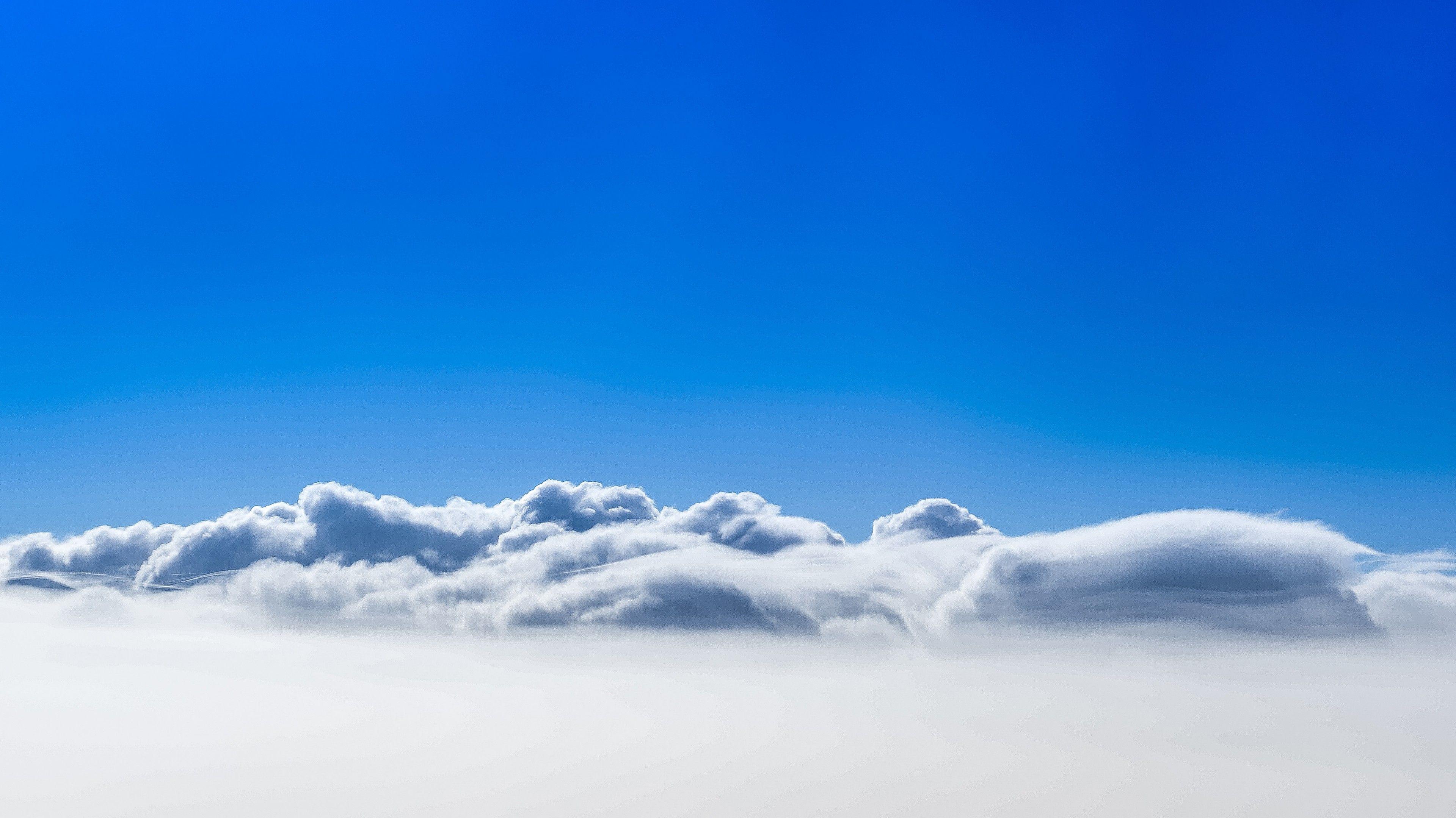 3840x2160 Wallpaper Clouds, Blue sky, HD, 4K, Nature