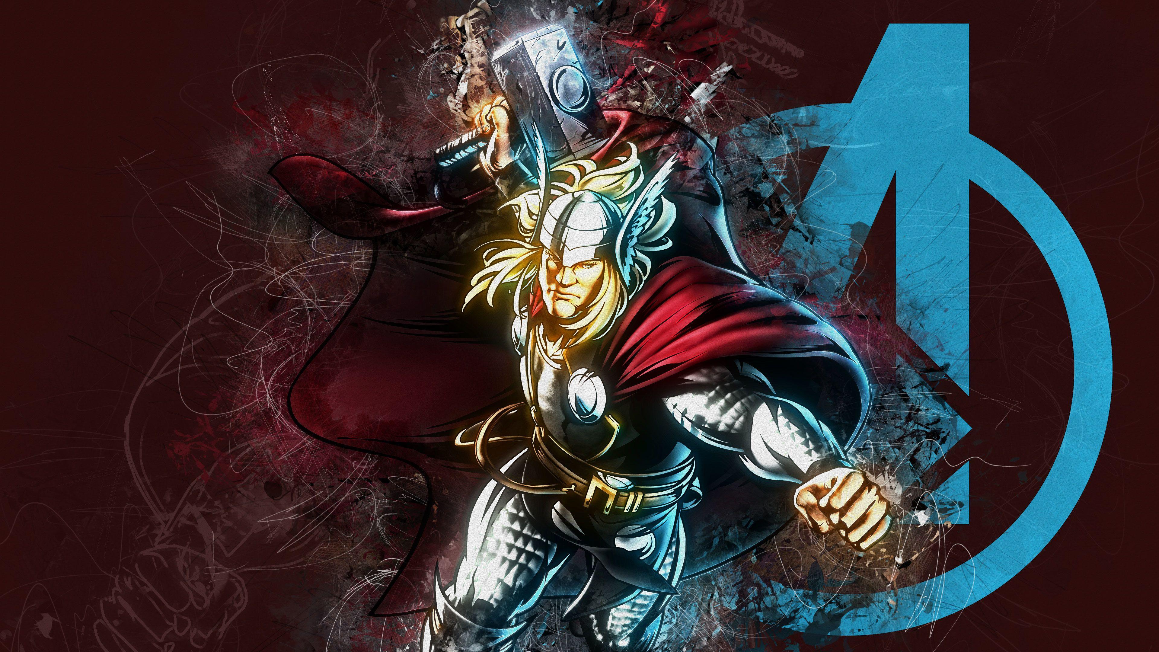 3840x2160 Download 3840x2160 wallpaper thor, god of thunder, marvel comics