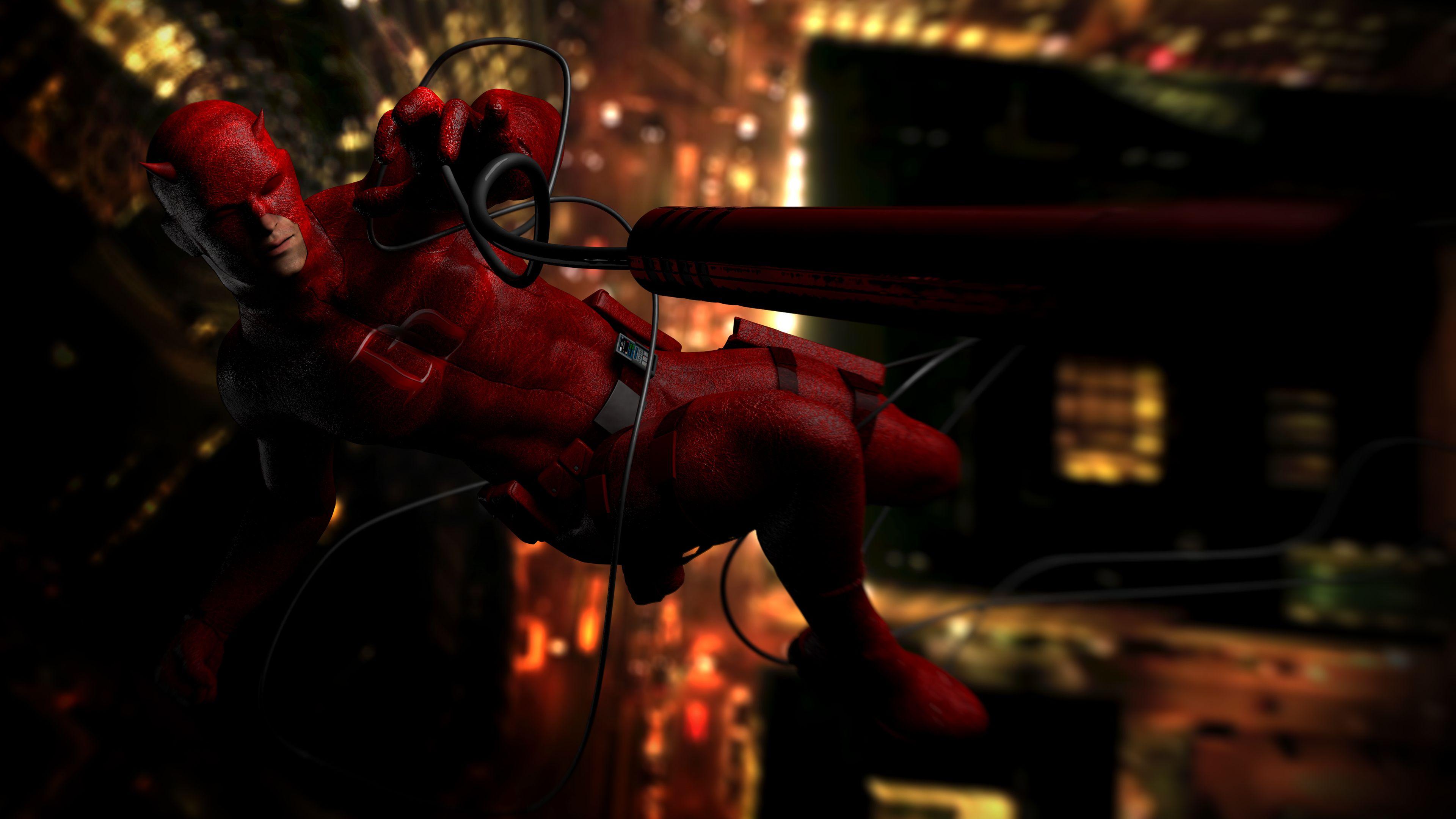 3840x2160 Wallpaper 4k Daredevil Digital Art 4k Wallpaper, Artist