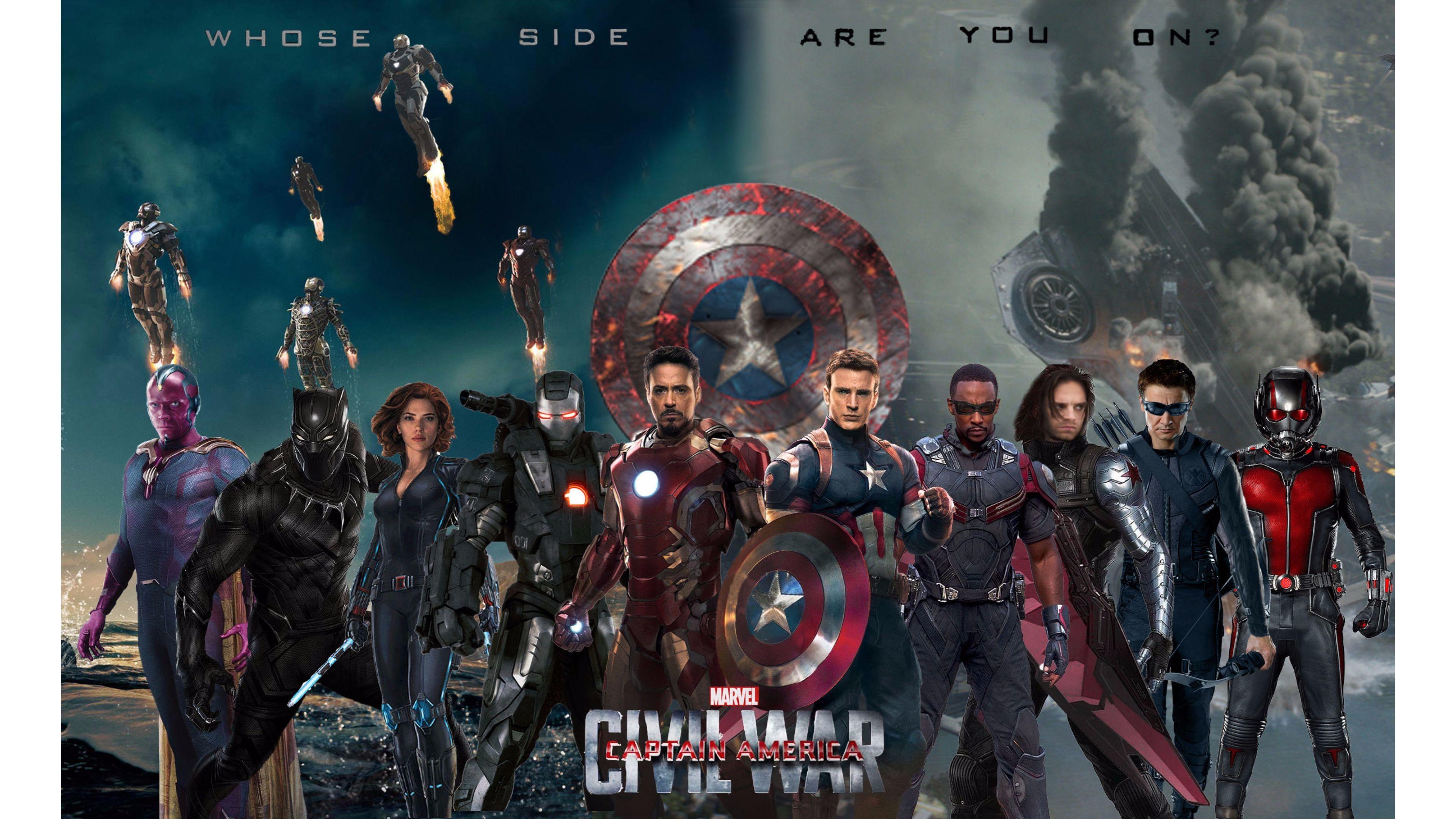 3840x2160 Civil War Wallpaper
