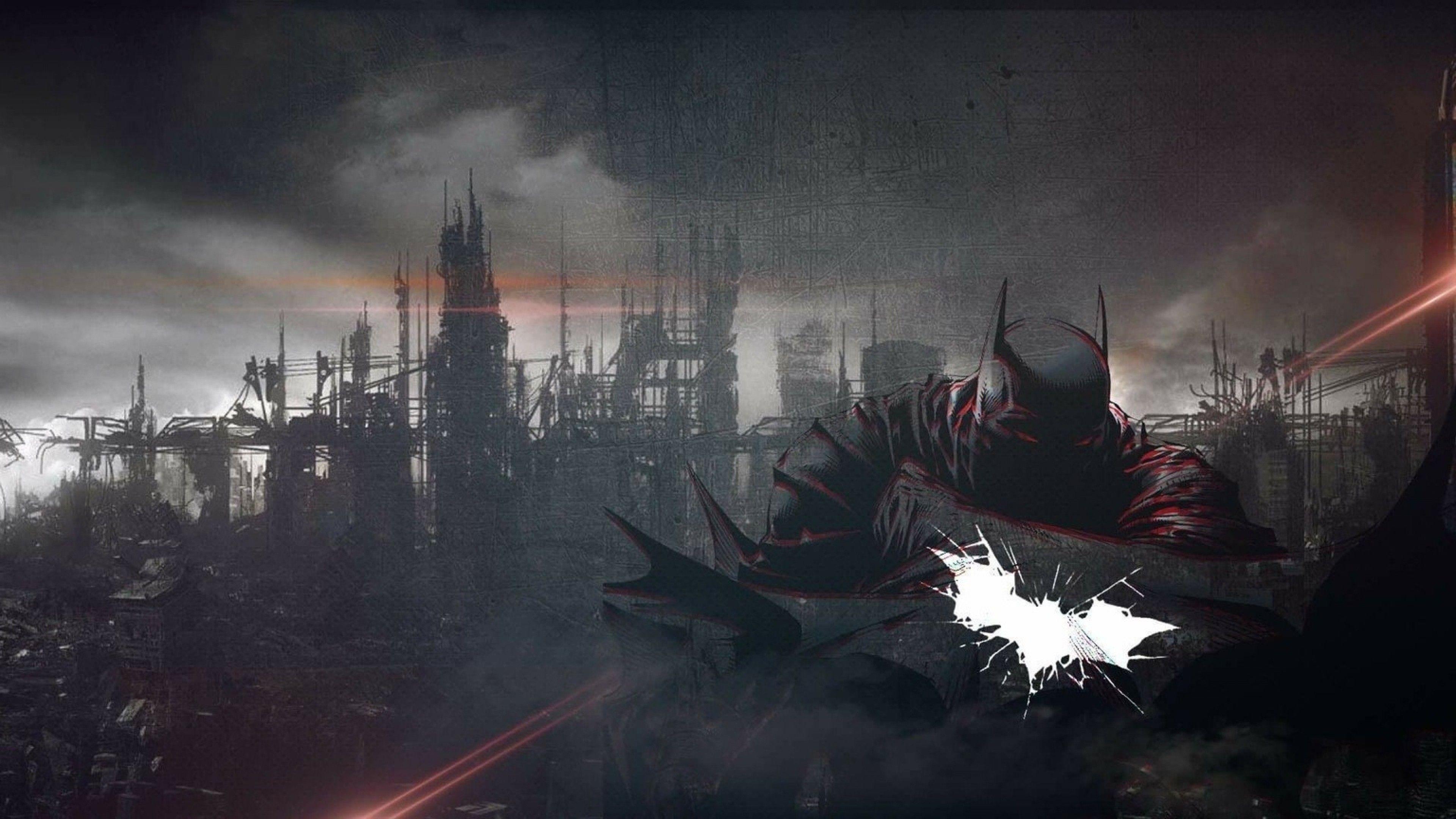 3840x2160 Download 3840x2160 Batman, Painting, Dc Comics, Dark Theme