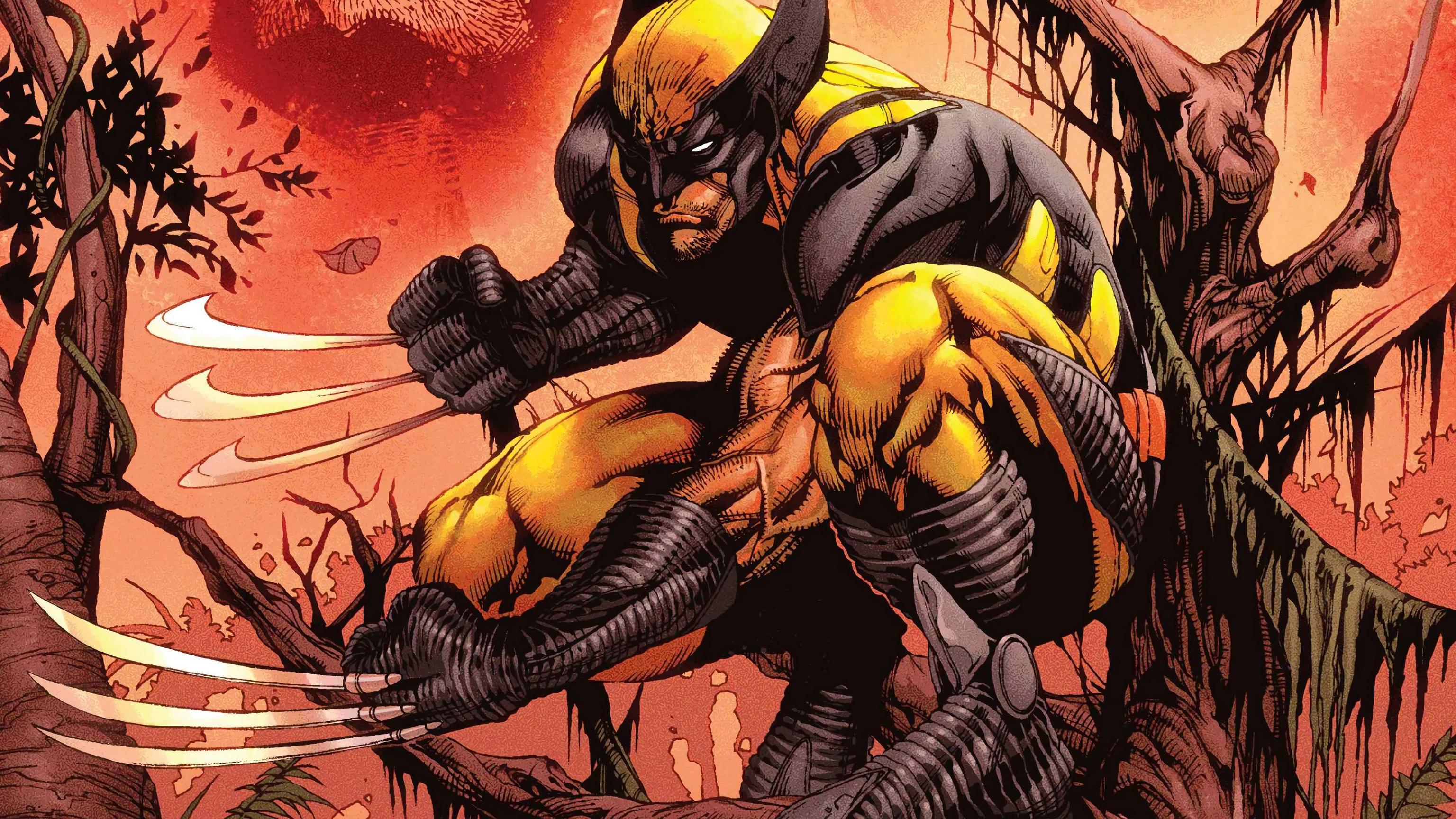 3840x2160 Wolverine Marvel Comics 4K