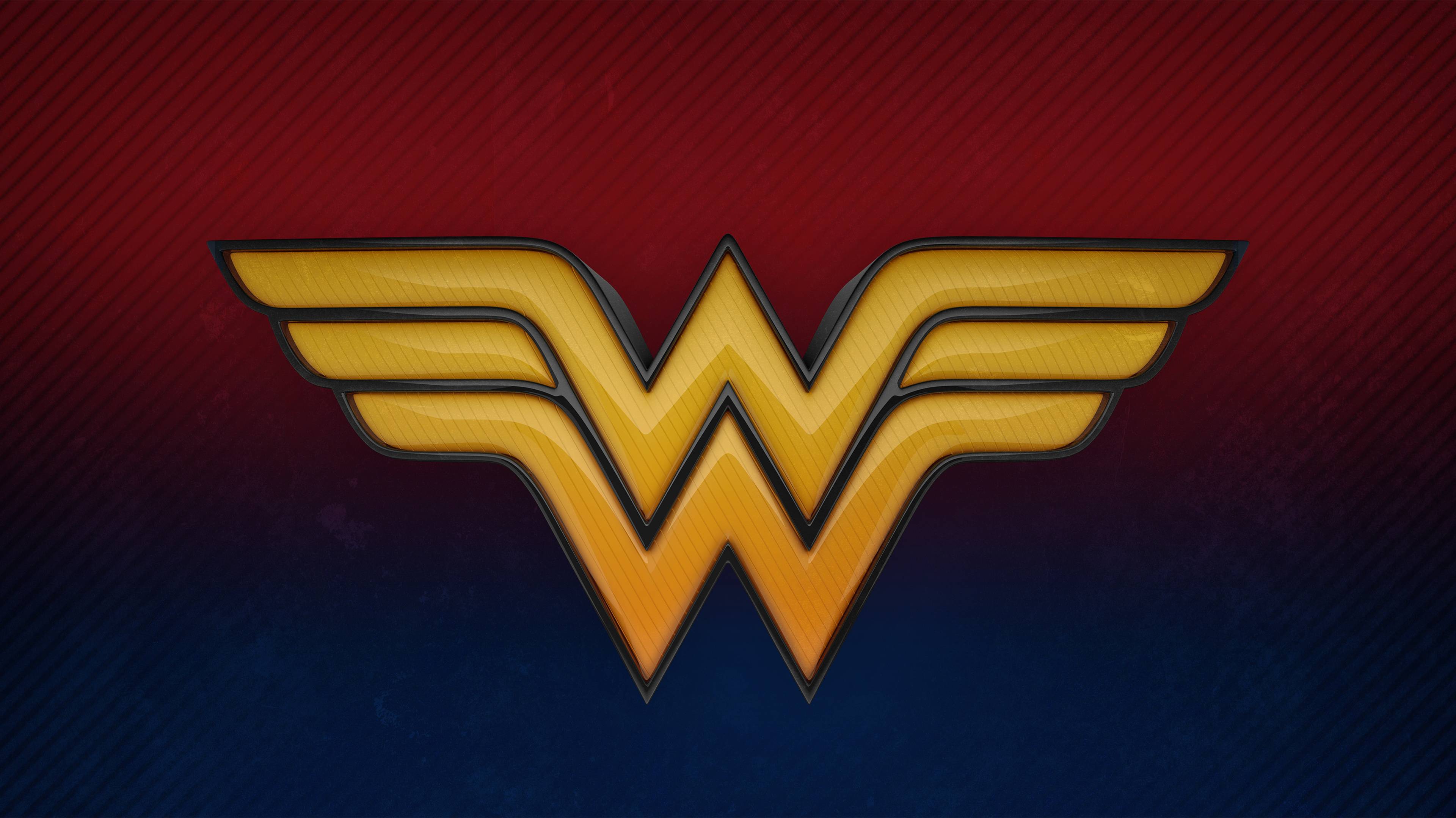 3840x2160 Wonder Woman 3D Logo 4k Wallpaper Comics Wonder Woman Logo