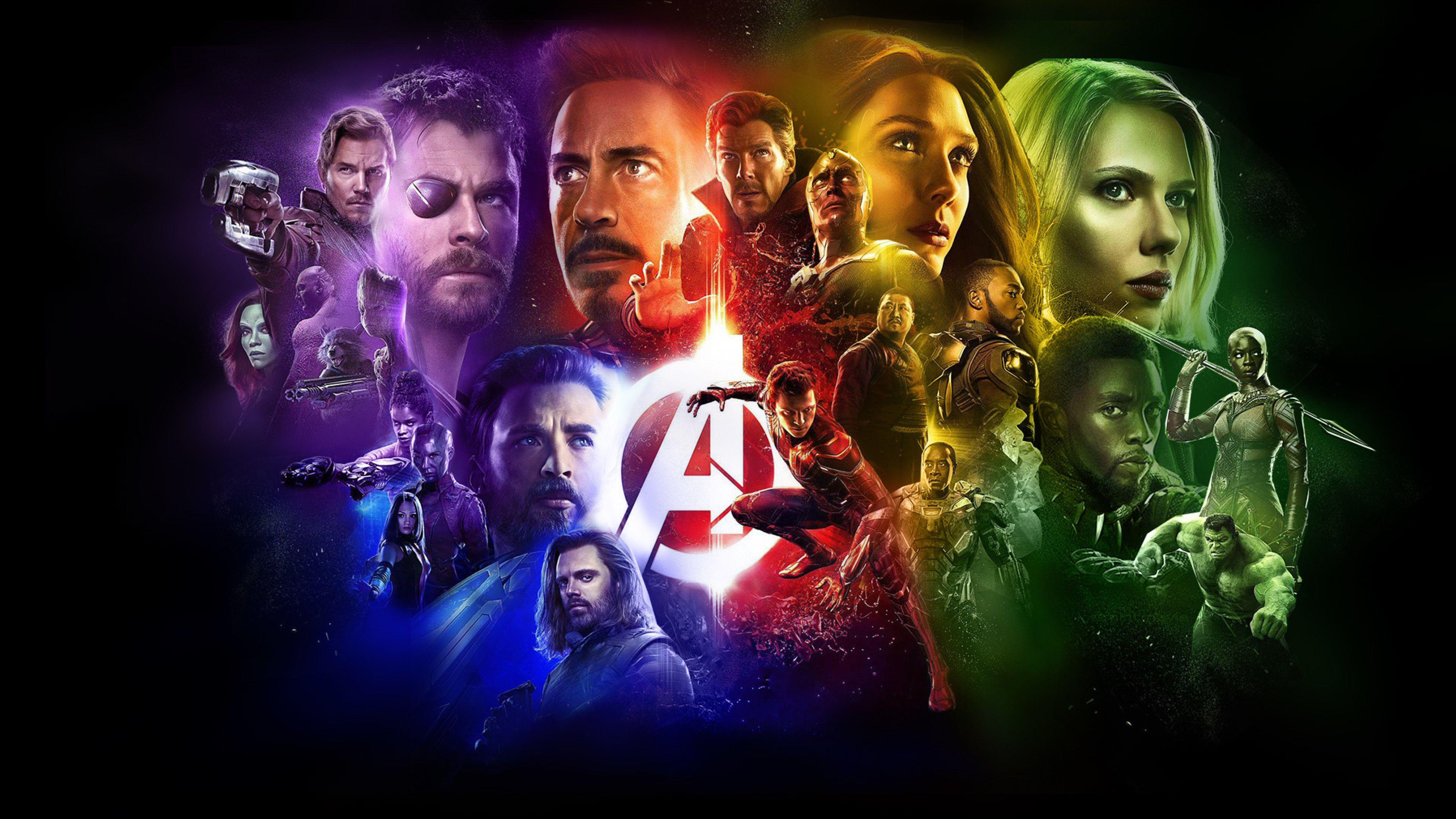 3840x2160 Avengers Infinity War 2018 Latest Poster 4K Wallpaper