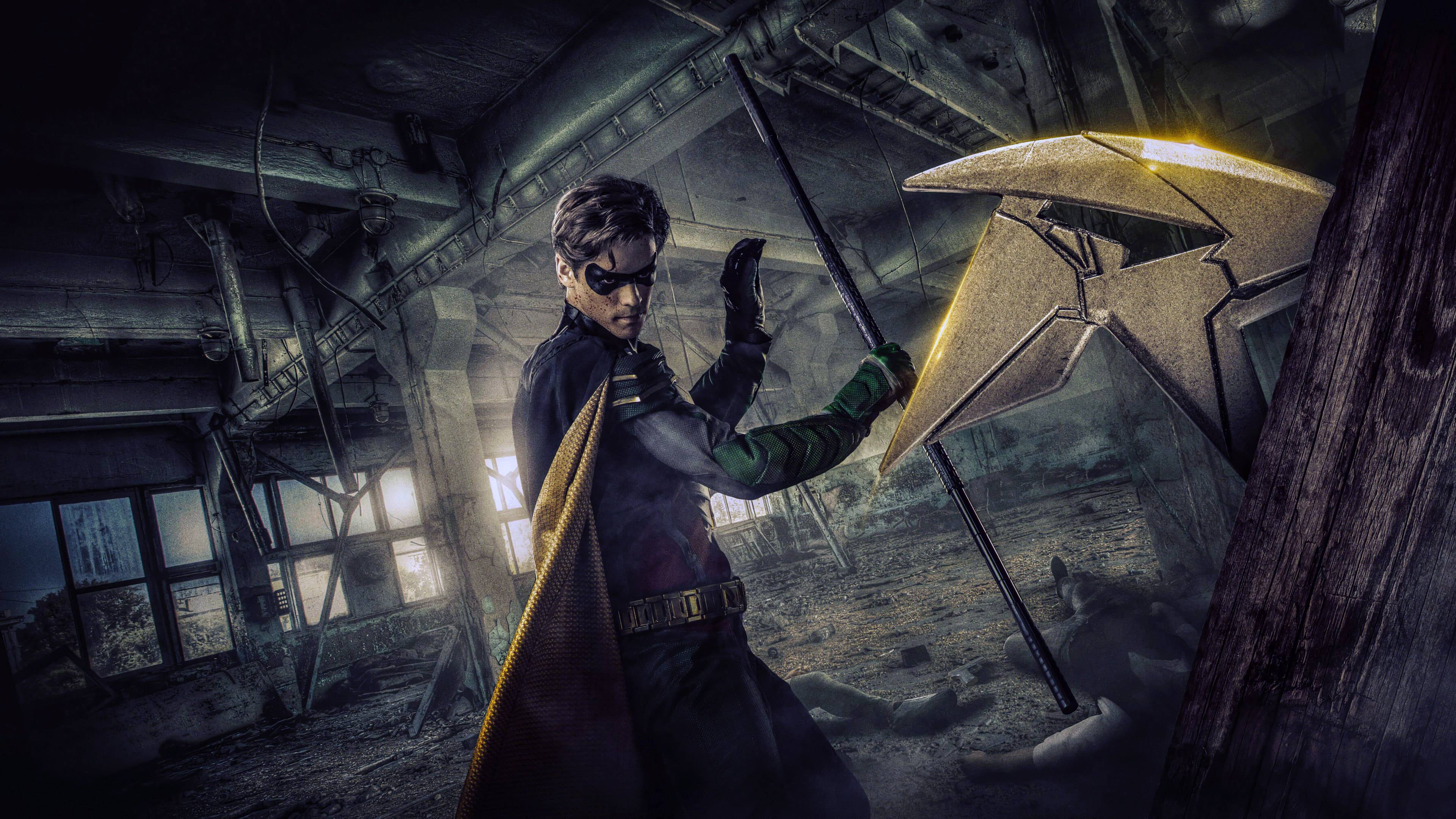 3840x2160 Robin 4K 8K HD DC Wallpaper