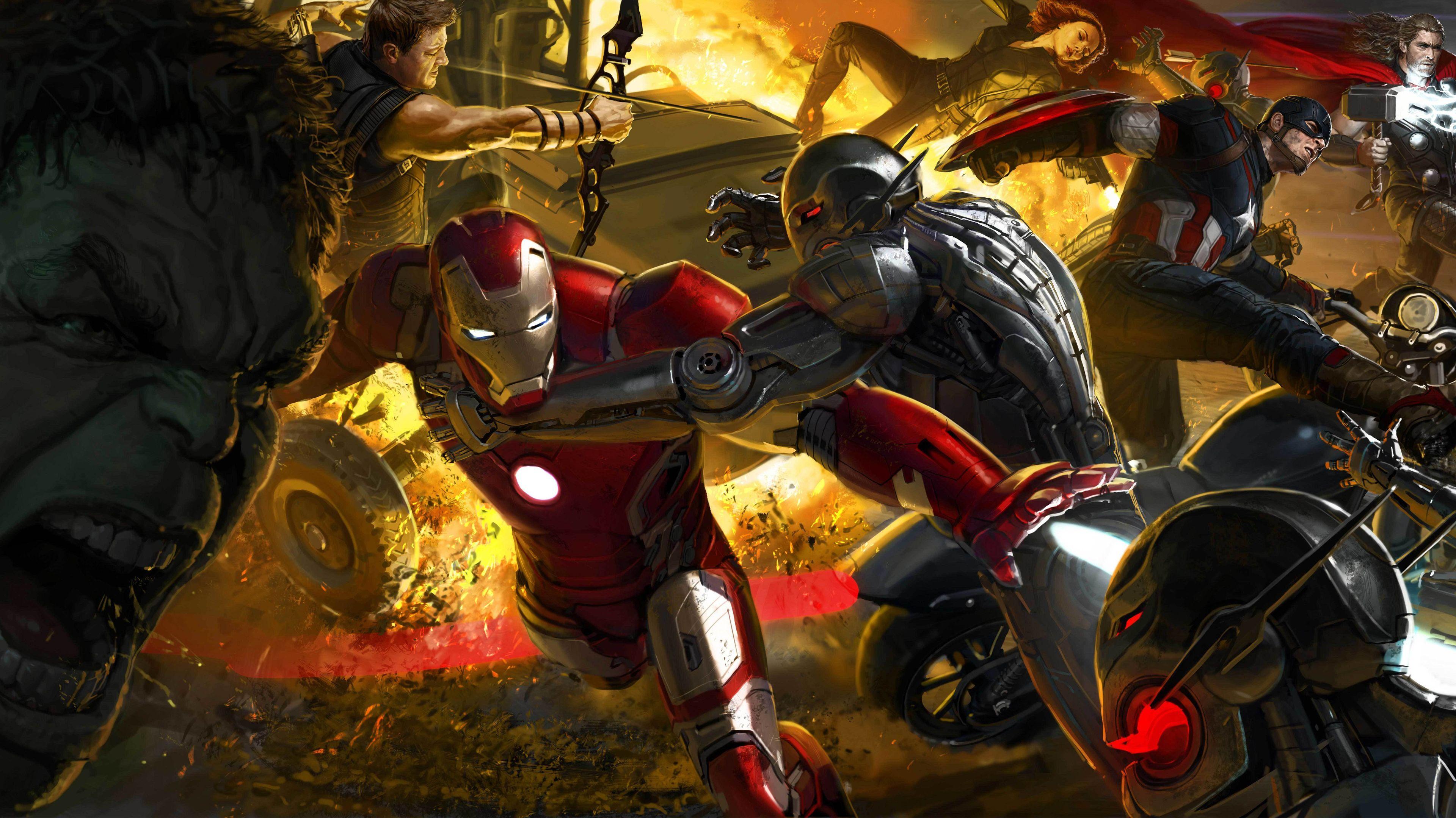 3840x2160 Avengers Infinity War Concept 4K wallpaper