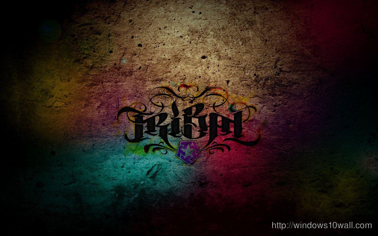 1280x800 Free Woodish Tribal Wallpaper