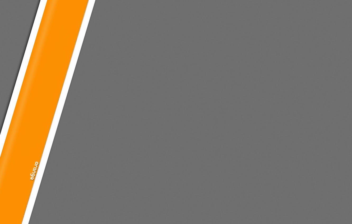 1332x850 Wallpaper grey, strip, minimalism, orange image for desktop