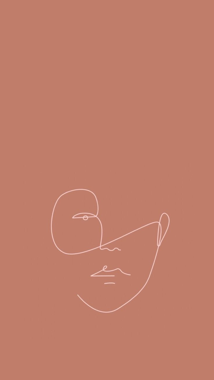 736x1308 Wallpaper, formas cara, print, minimal. Minimalist