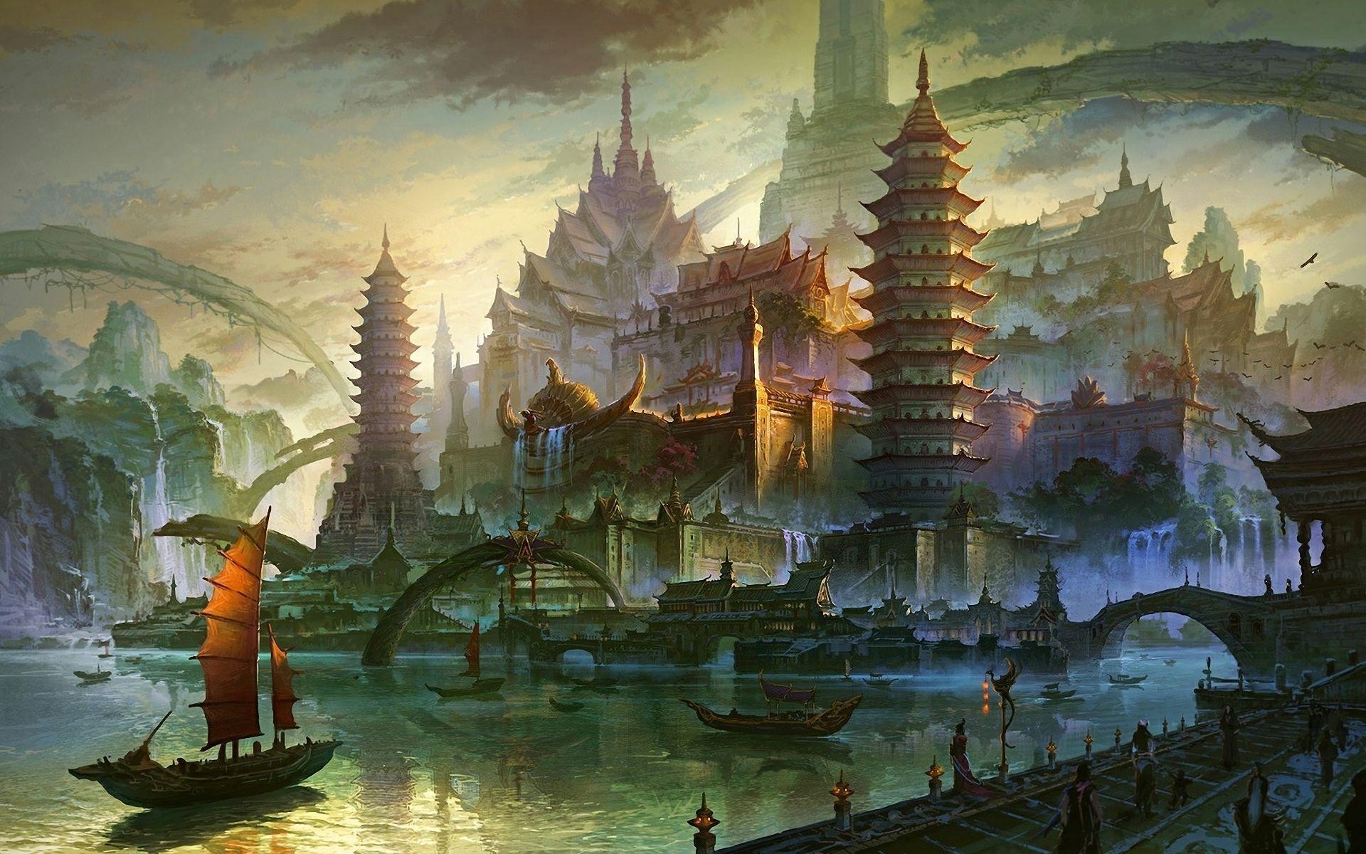 ancient fantasy city