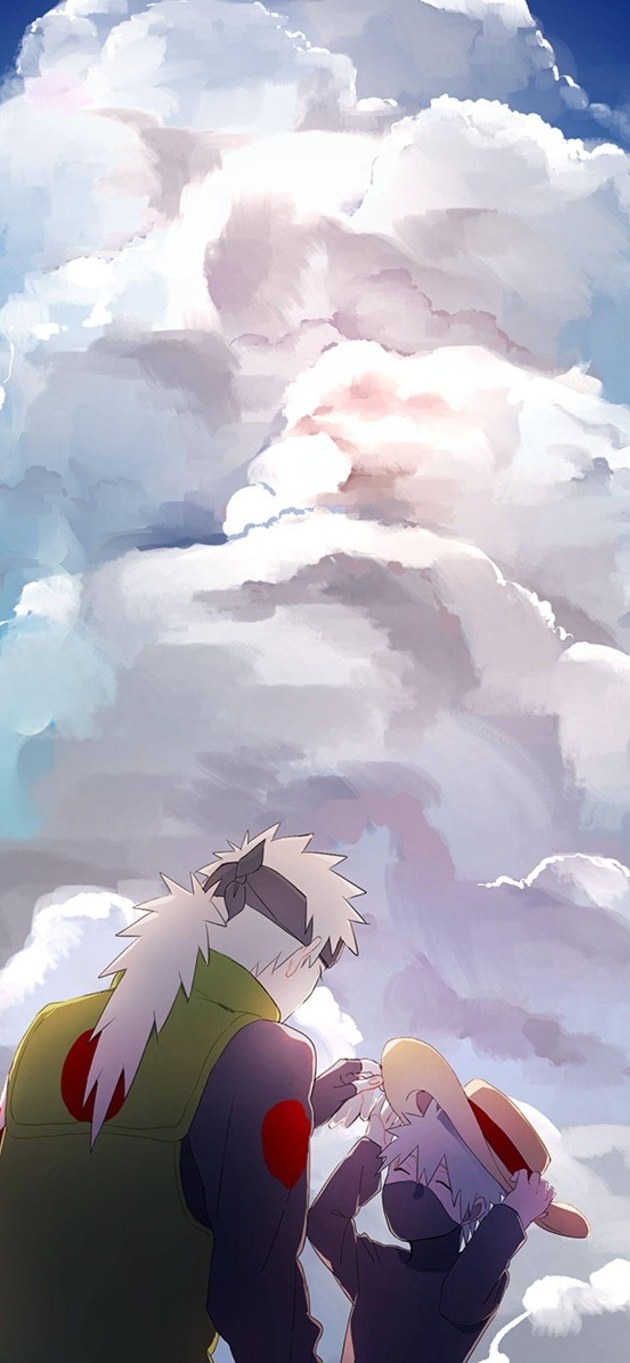 1242x2688 Obito Uchiha With Guru iPhone XS MAX HD 4k Wallpaper