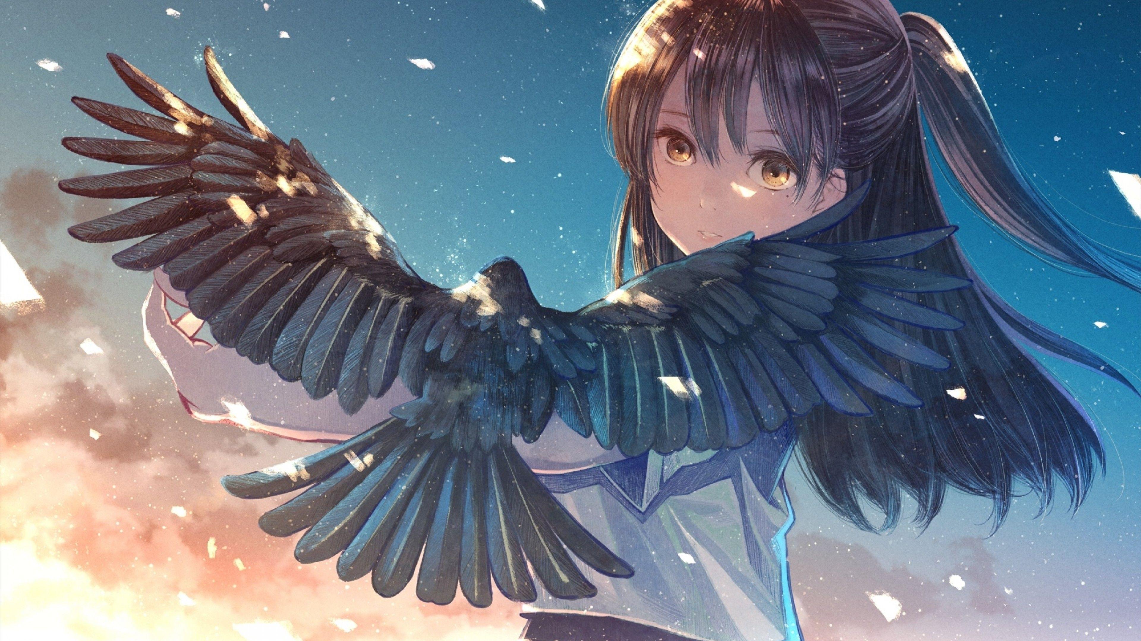 Anime Bird Wallpapers Top Free Anime Bird Backgrounds WallpaperAccess