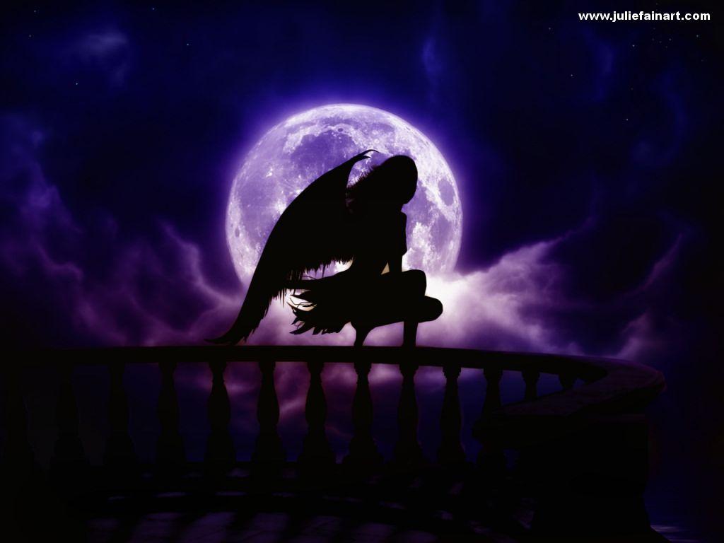 1024x768 Dark Fairy Wallpaper for Desktop