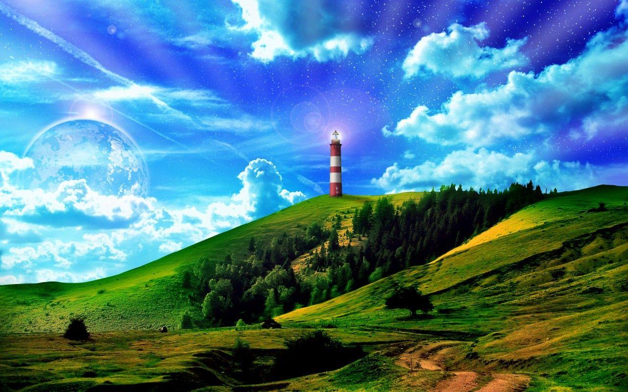 Hình nền 1280x800 Light House On The Hill.  Chứng khoán Light House On The Hill https://wallpaperaccess.com/full/2960457.jpg