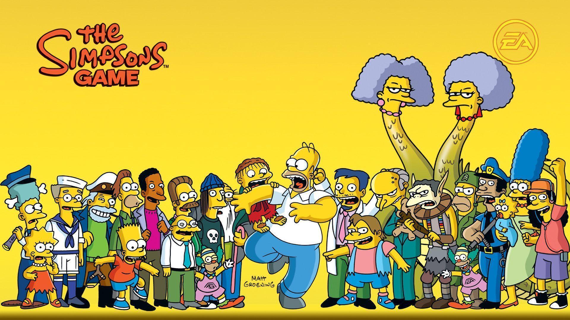 1920x1080 Funny Simpson Wallpaper