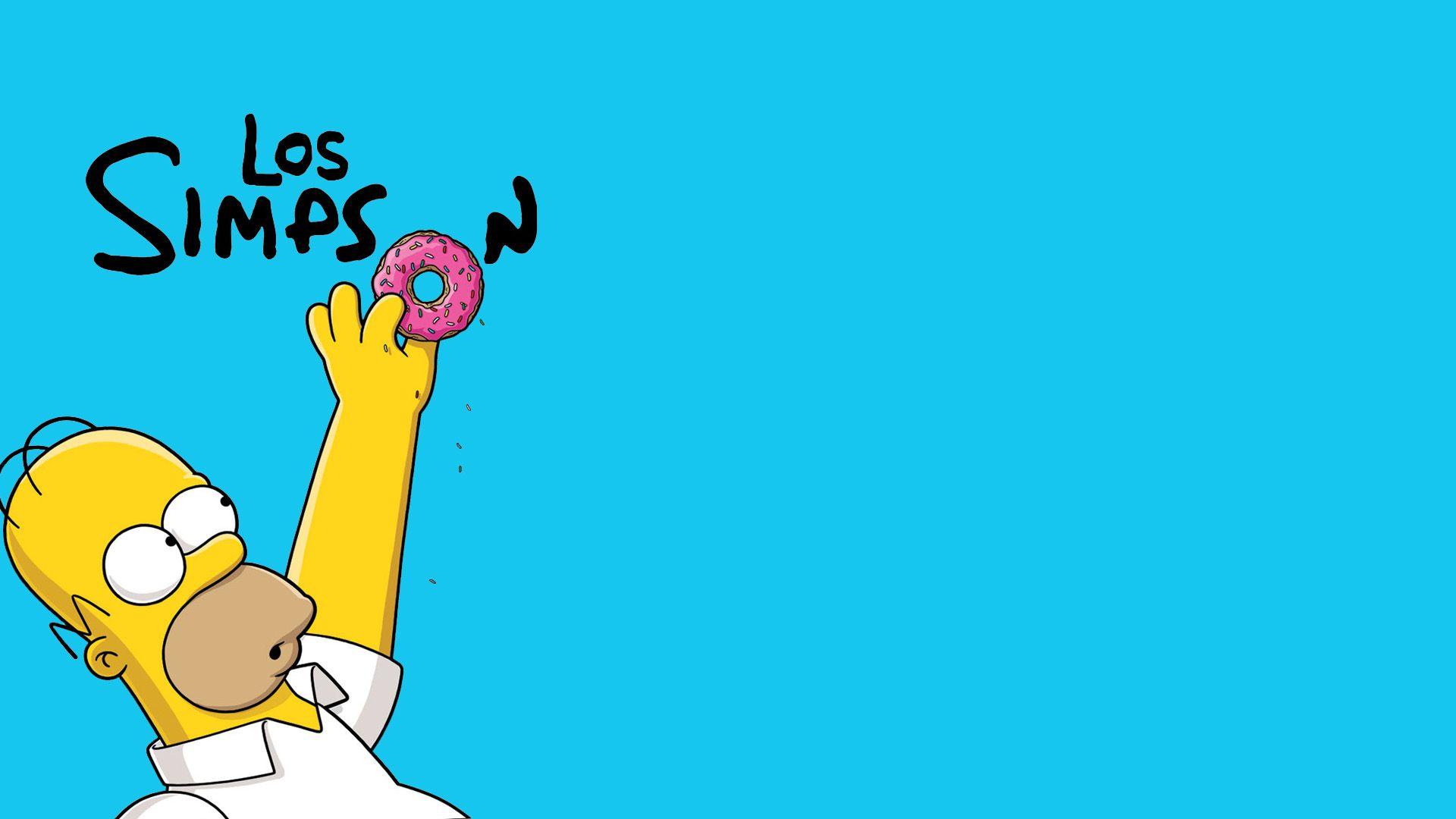 1920x1080 Homer, simpson, liasan, blue