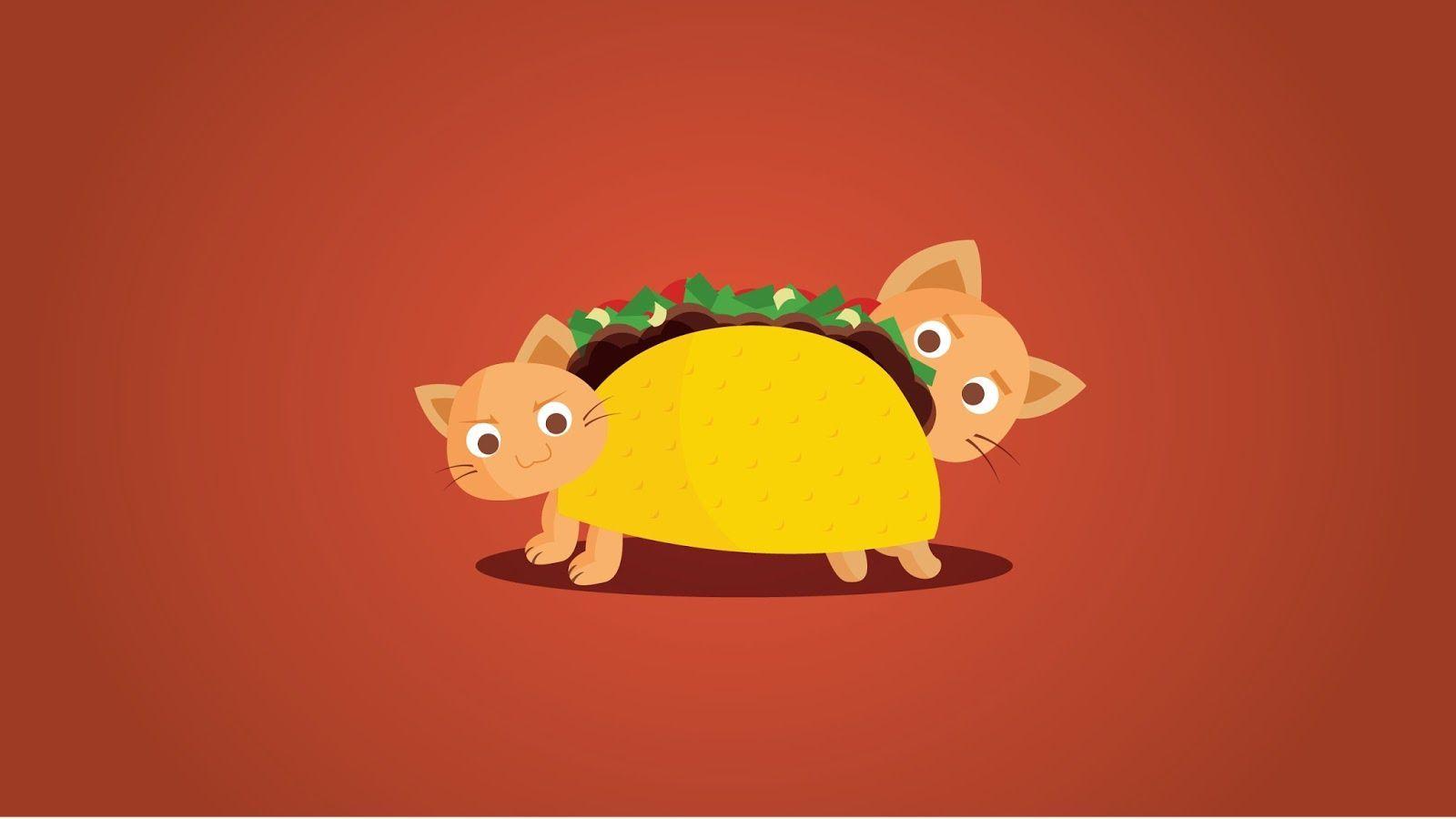1600x900 Cute Taco Wallpaper Wallpaper & Background