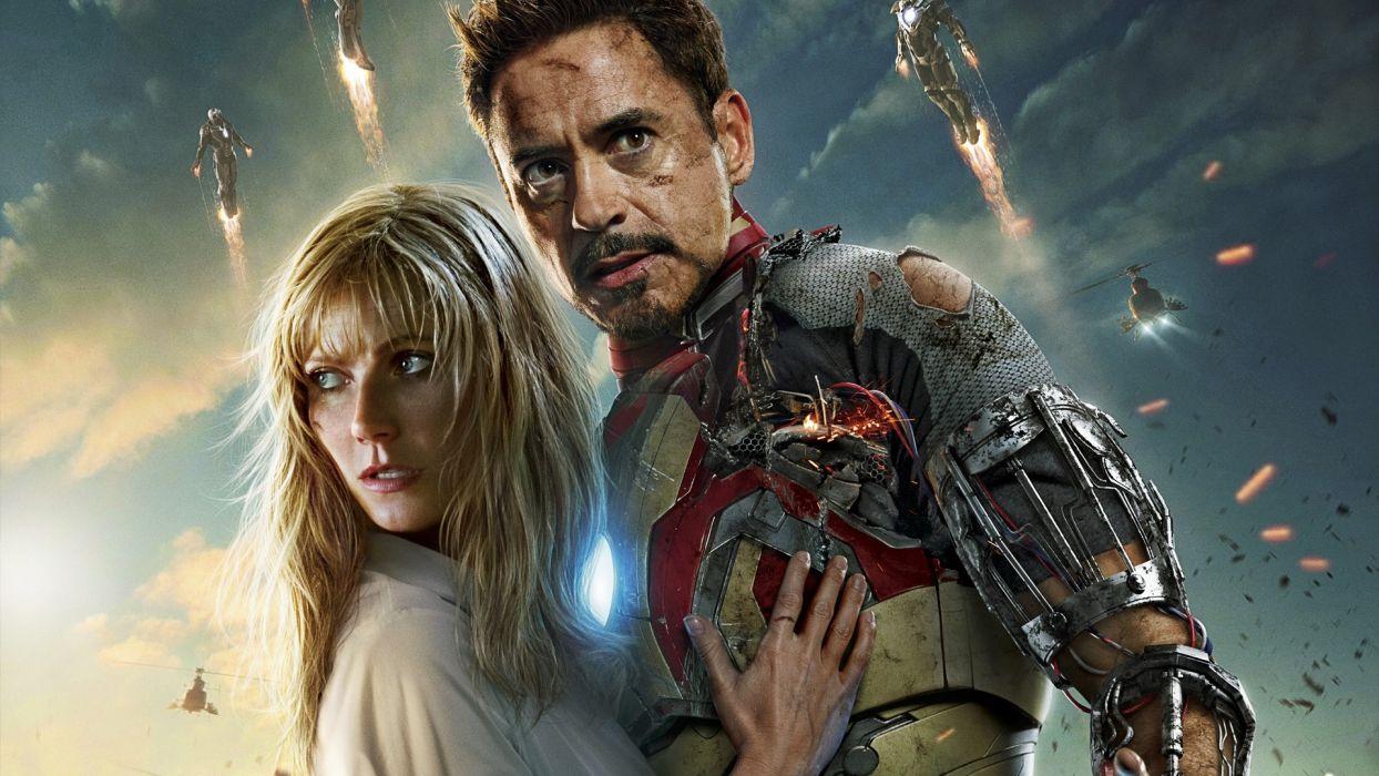 1244x700 Iron Man Robert Downey Jr Gwyneth Paltrow superhero comics movies