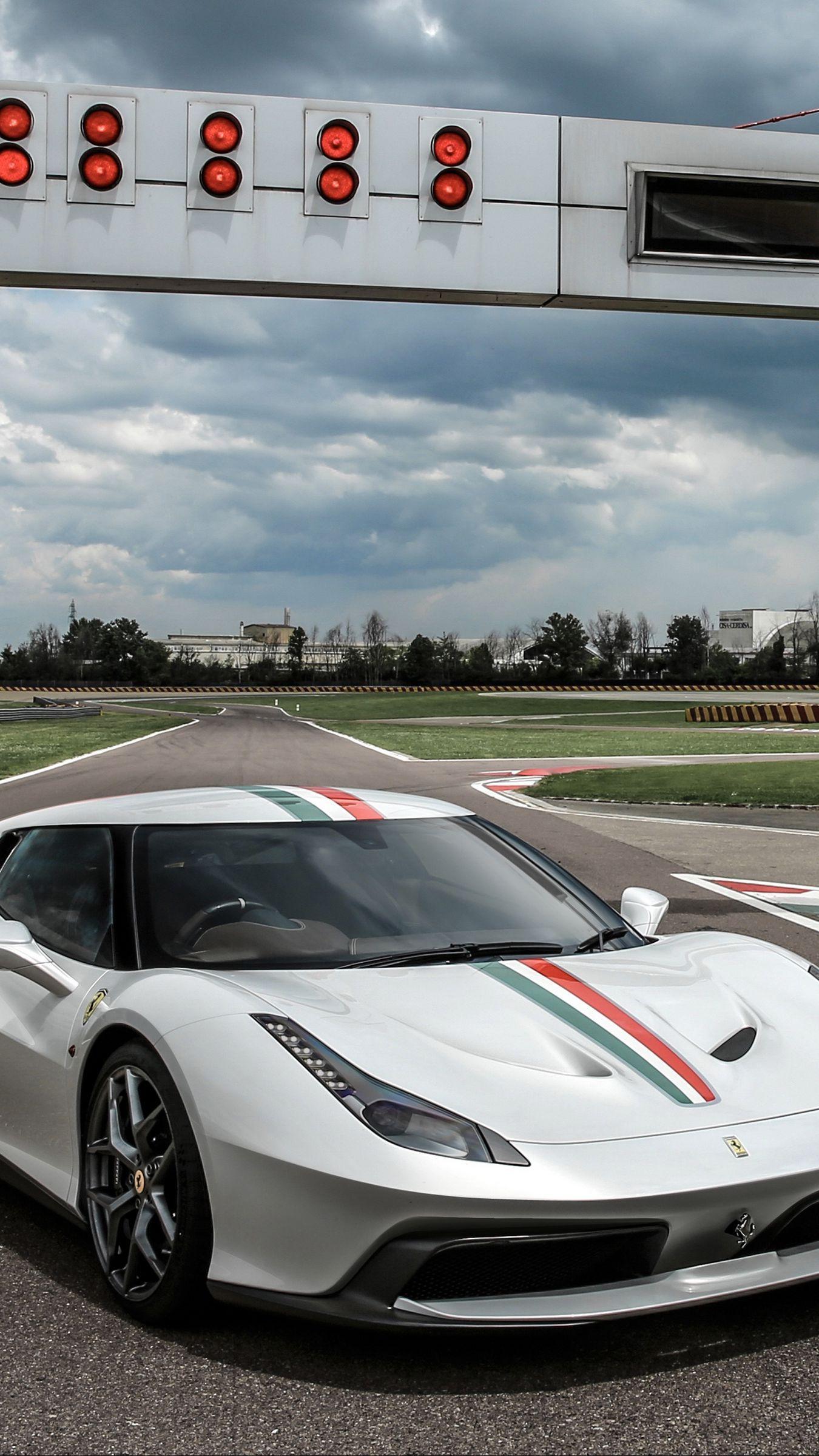1350x2400 Download wallpaper 1350x2400 ferrari, mm speciale, white