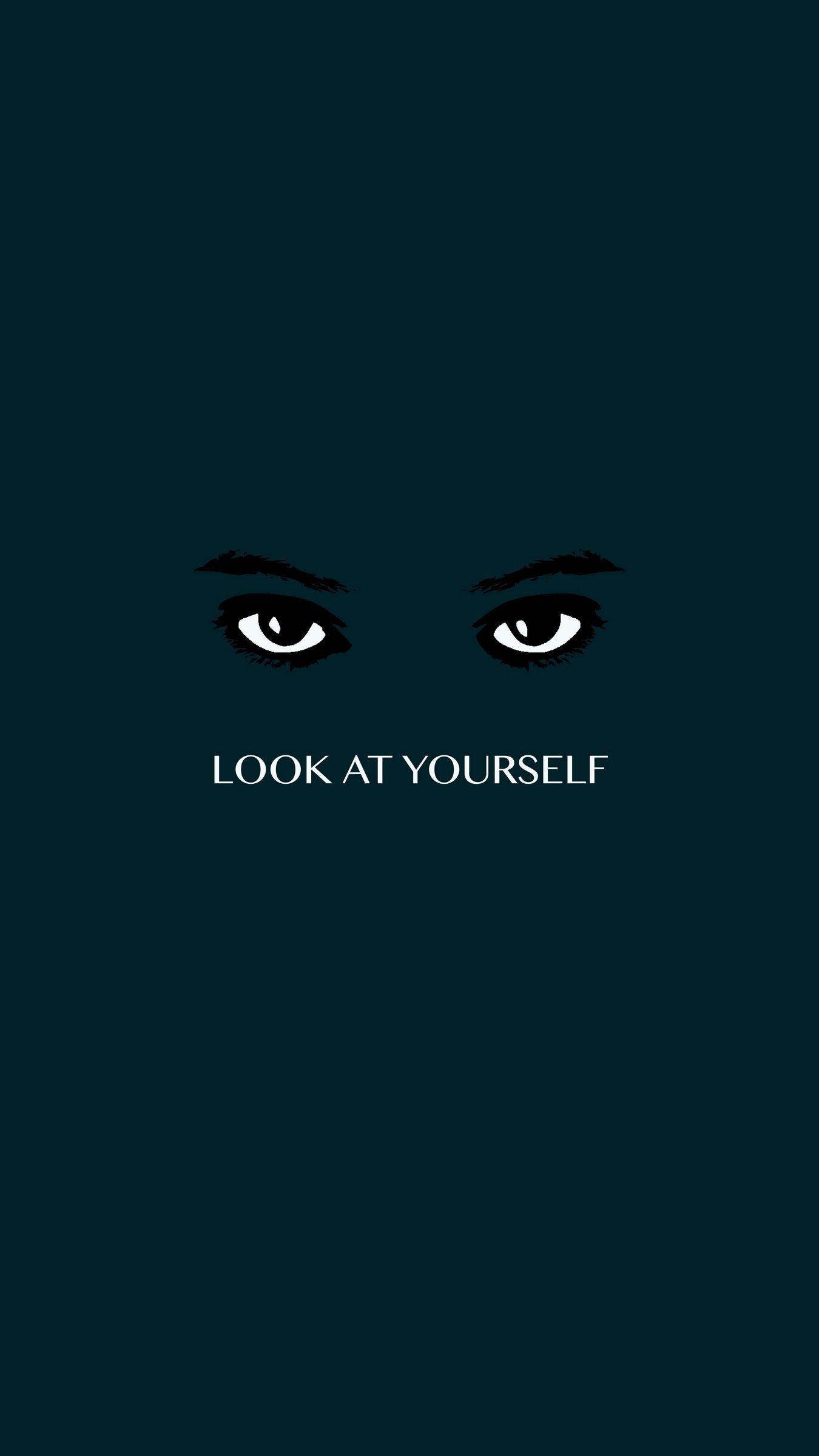 1350x2400 Download wallpaper 1350x2400 eyes, inscription, motivation, phrase