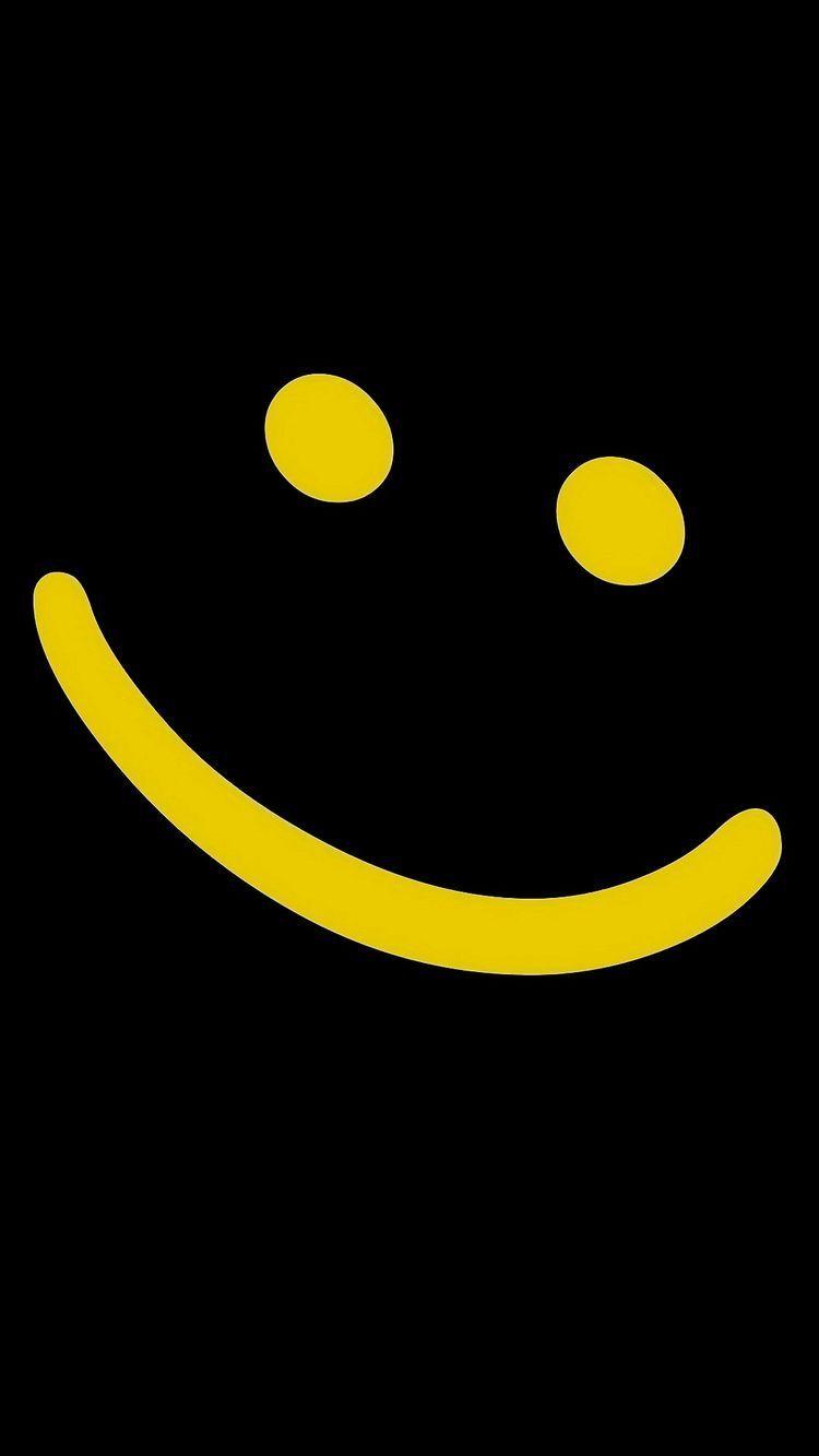 750x1333 iPhone Wallpaper. Black, Facial expression, Yellow, Emoticon