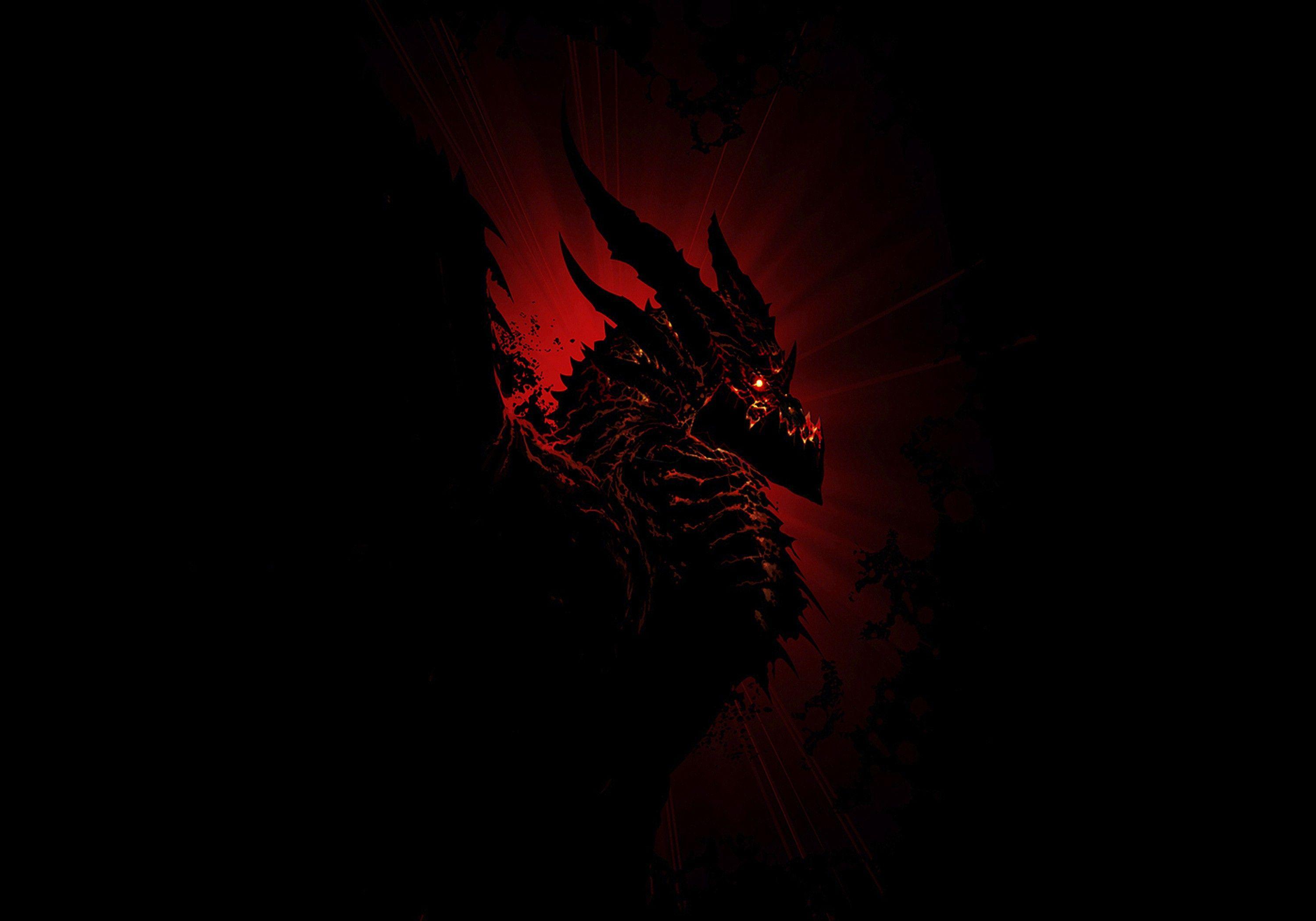 3000x2100 Shadow Dragon Wallpaper